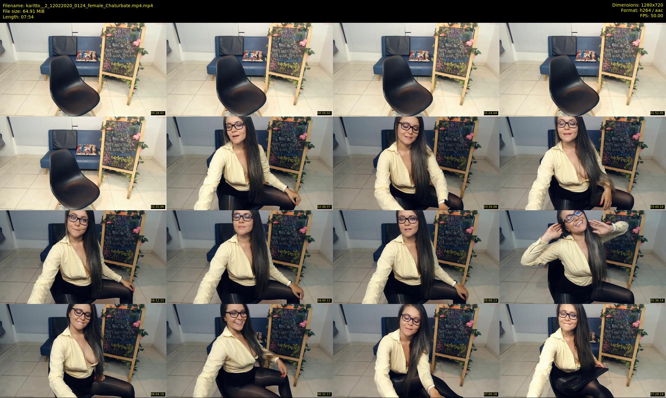 karitto__2 — 8 minute Chaturbate female cam show recording, 720p, Feb 12, 2020