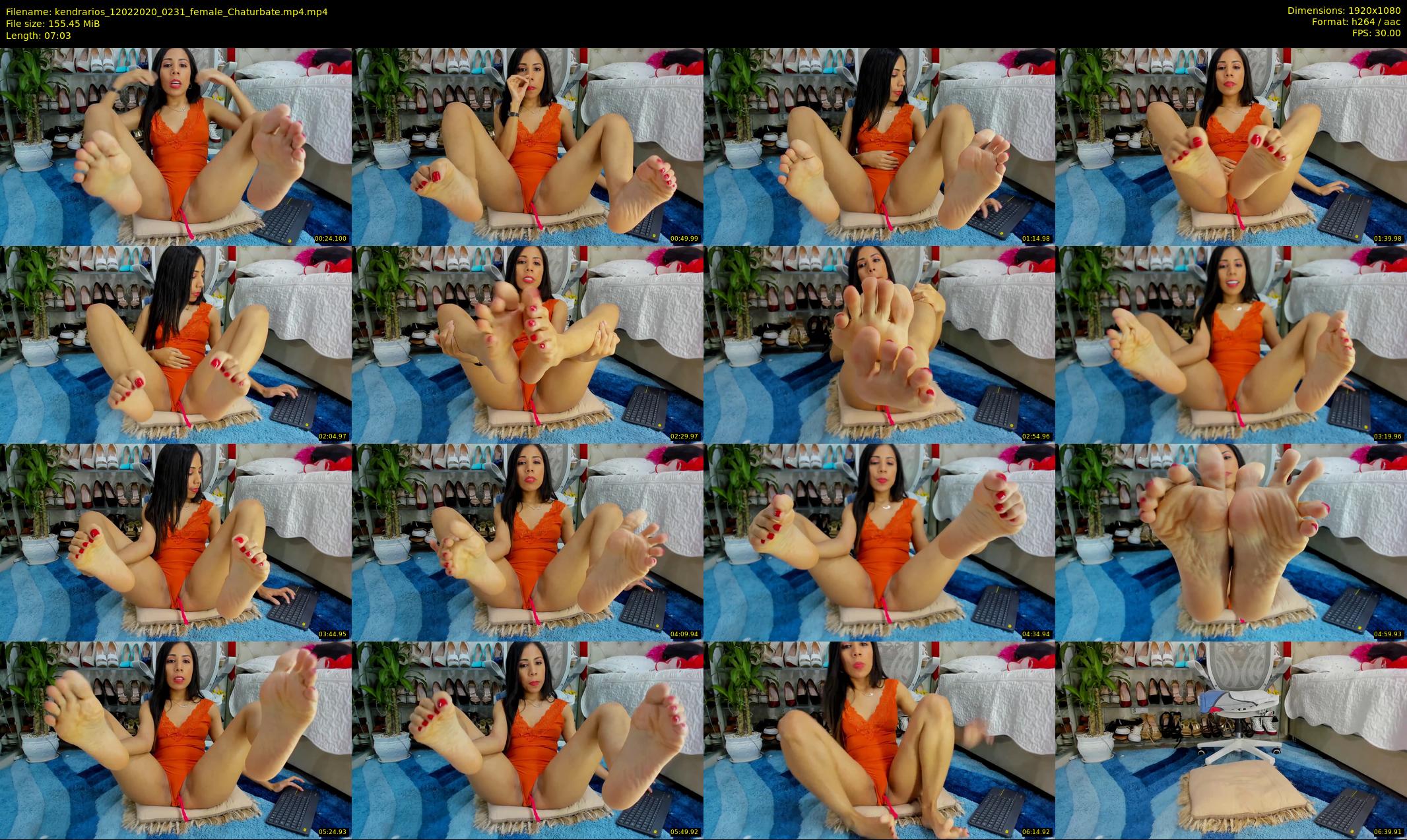 kendrarios — 8 minute Chaturbate female cam show recording, 1080p, Feb 12, 2020