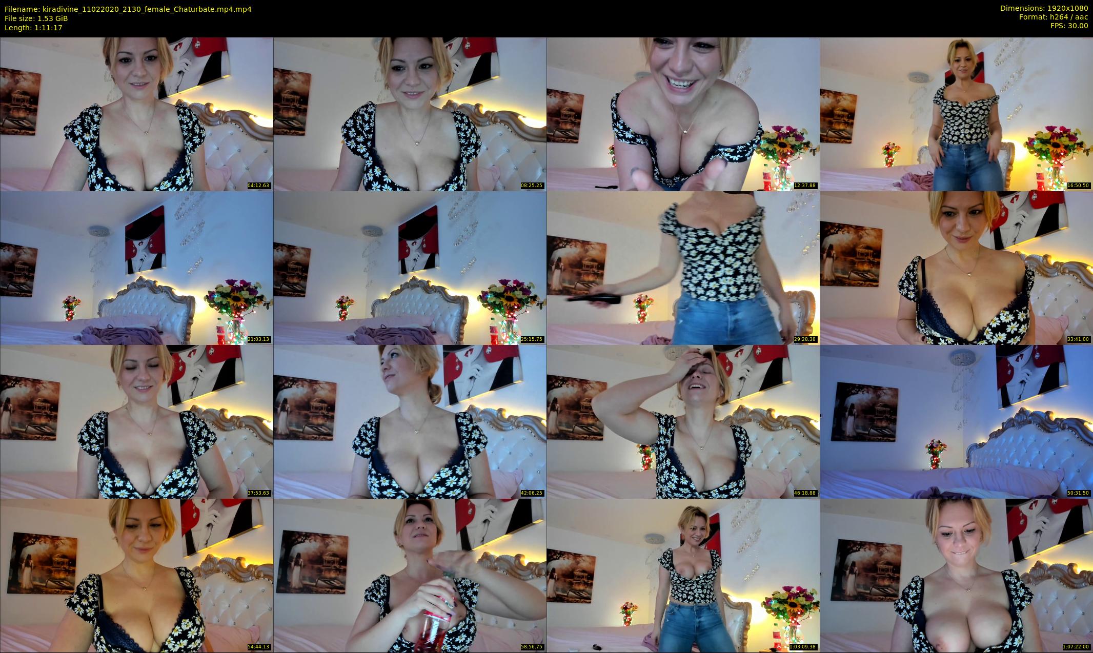 kiradivine — 72 minute Chaturbate female cam show recording, 1080p, Feb 11, 2020