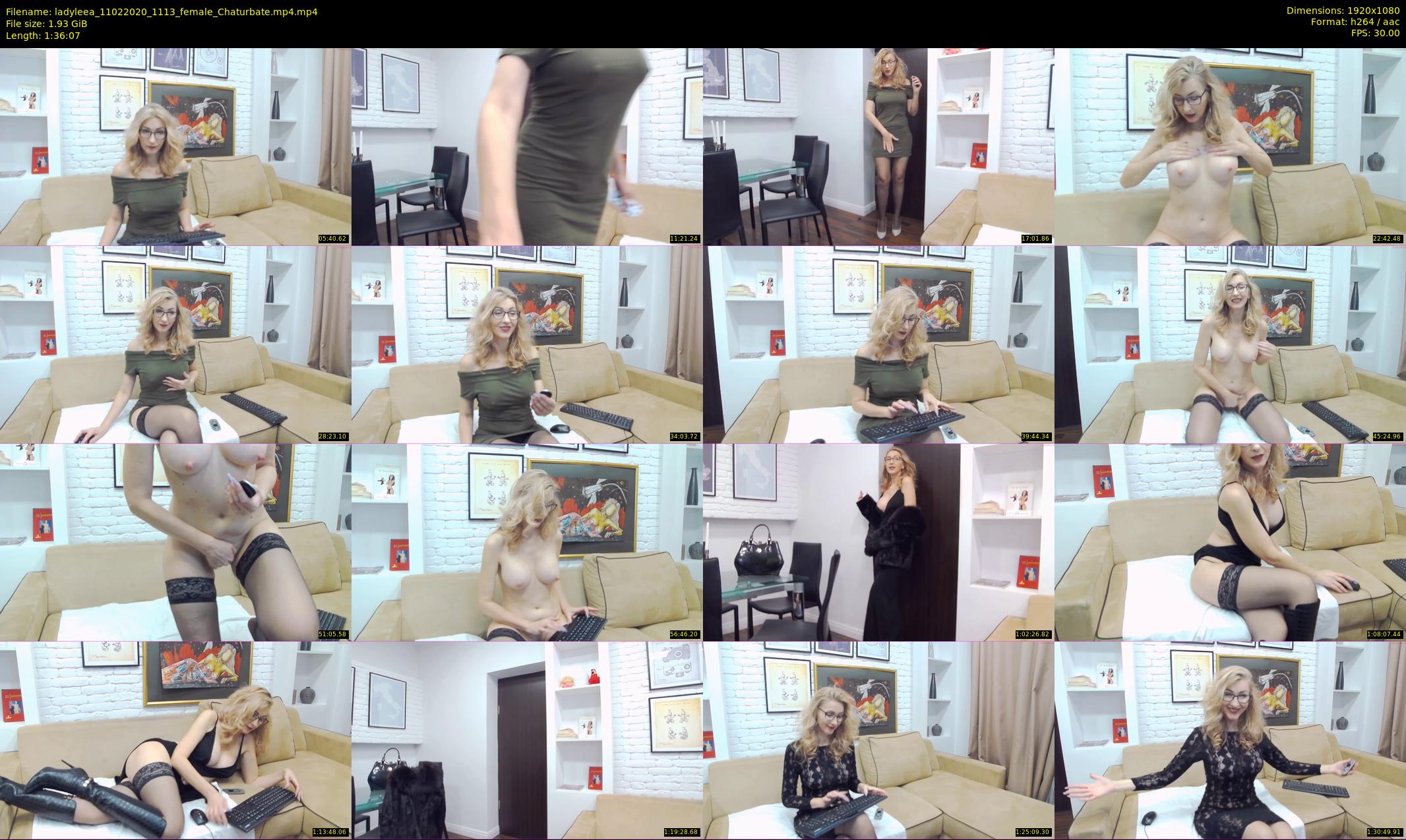 ladyleea — 97 minute Chaturbate female cam show recording, 1080p, Feb 11, 2020