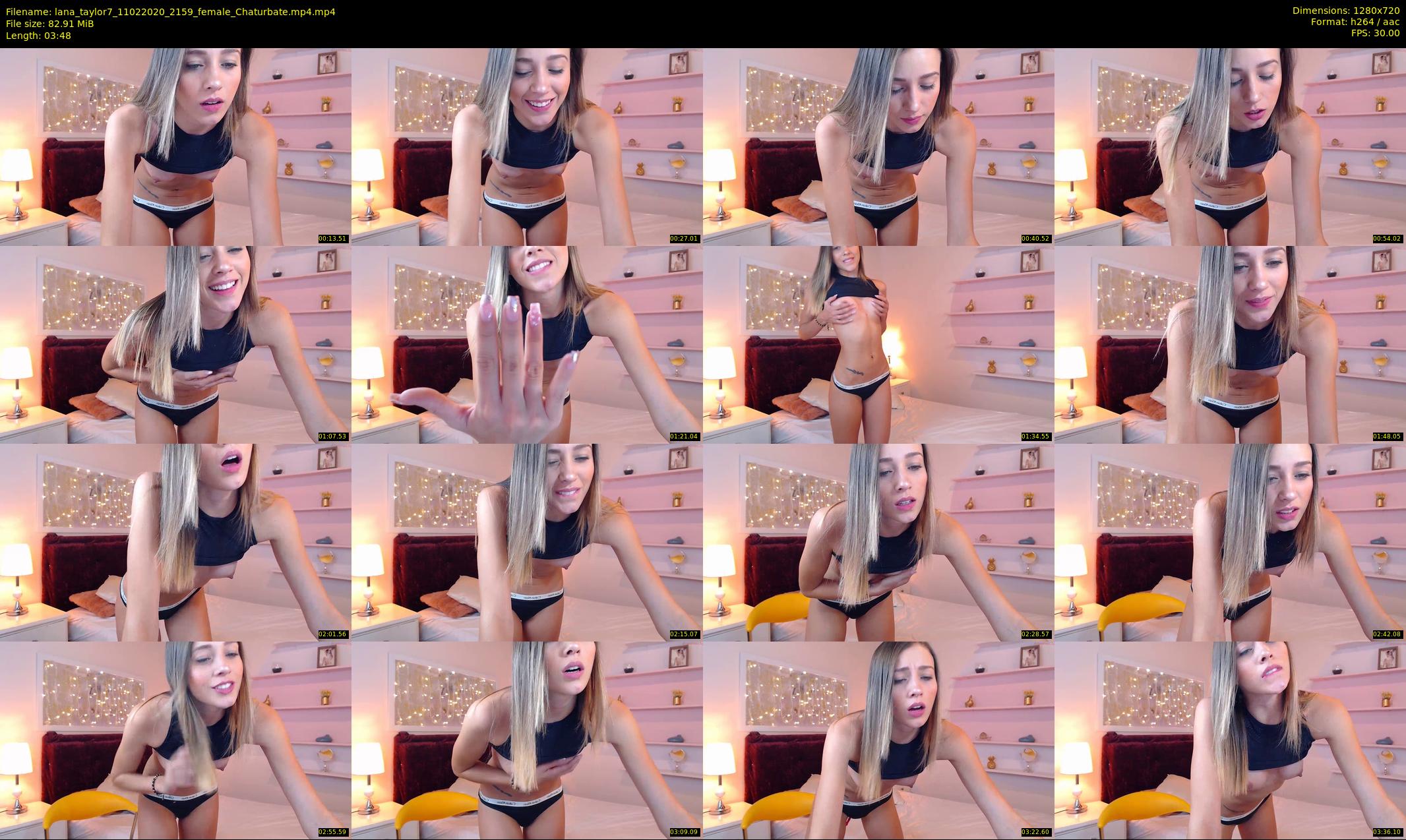 lana_taylor7 — 4 minute Chaturbate female cam show recording, 720p, Feb 11, 2020