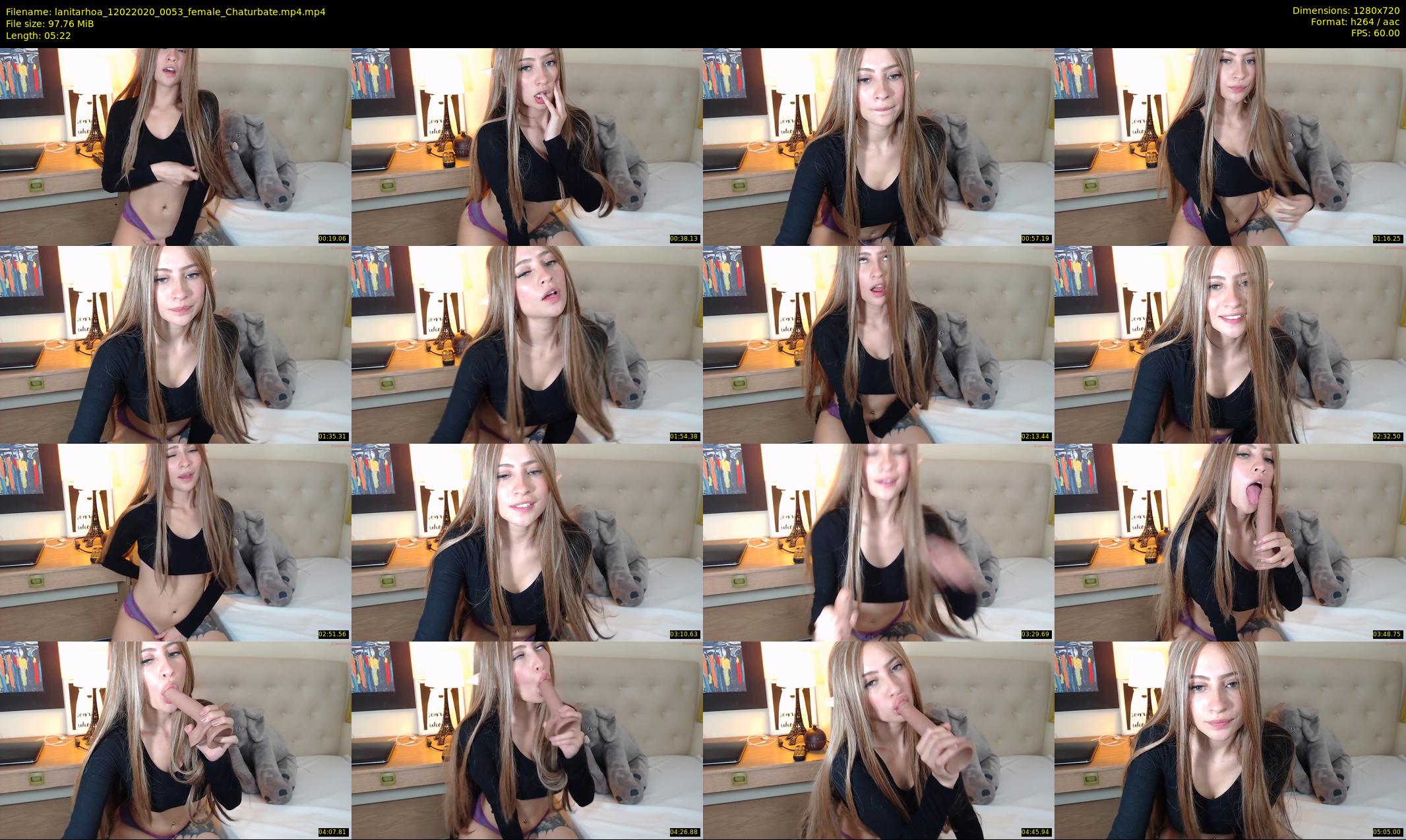 lanitarhoa — 6 minute Chaturbate female cam show recording, 720p, Feb 12, 2020