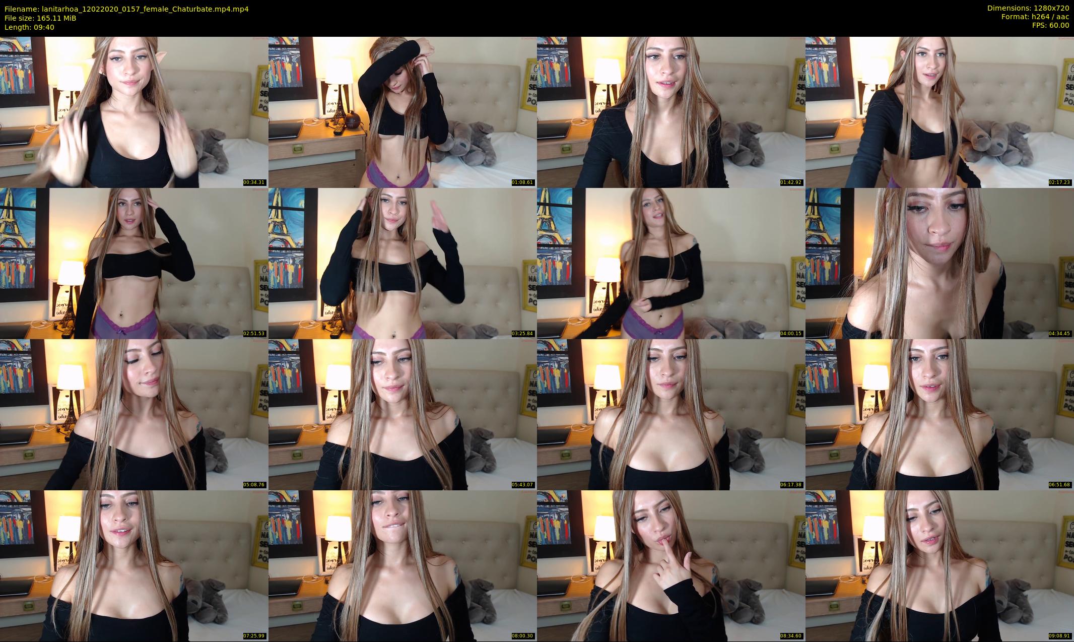lanitarhoa — 10 minute Chaturbate female cam show recording, 720p, Feb 12, 2020