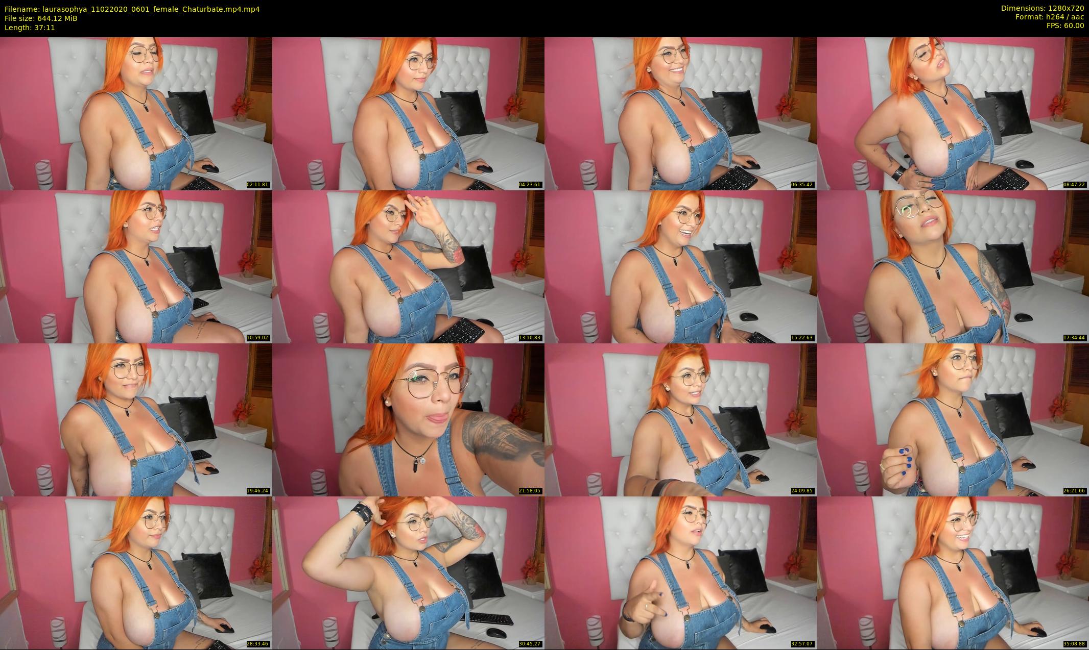 laurasophya — 38 minute Chaturbate female cam show recording, 720p, Feb 11, 2020