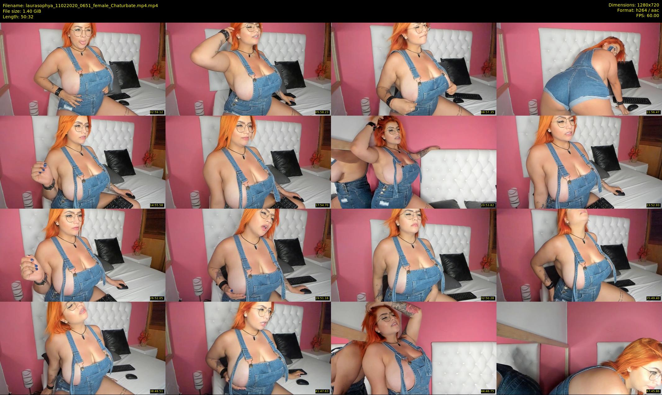 laurasophya — 51 minute Chaturbate female cam show recording, 720p, Feb 11, 2020