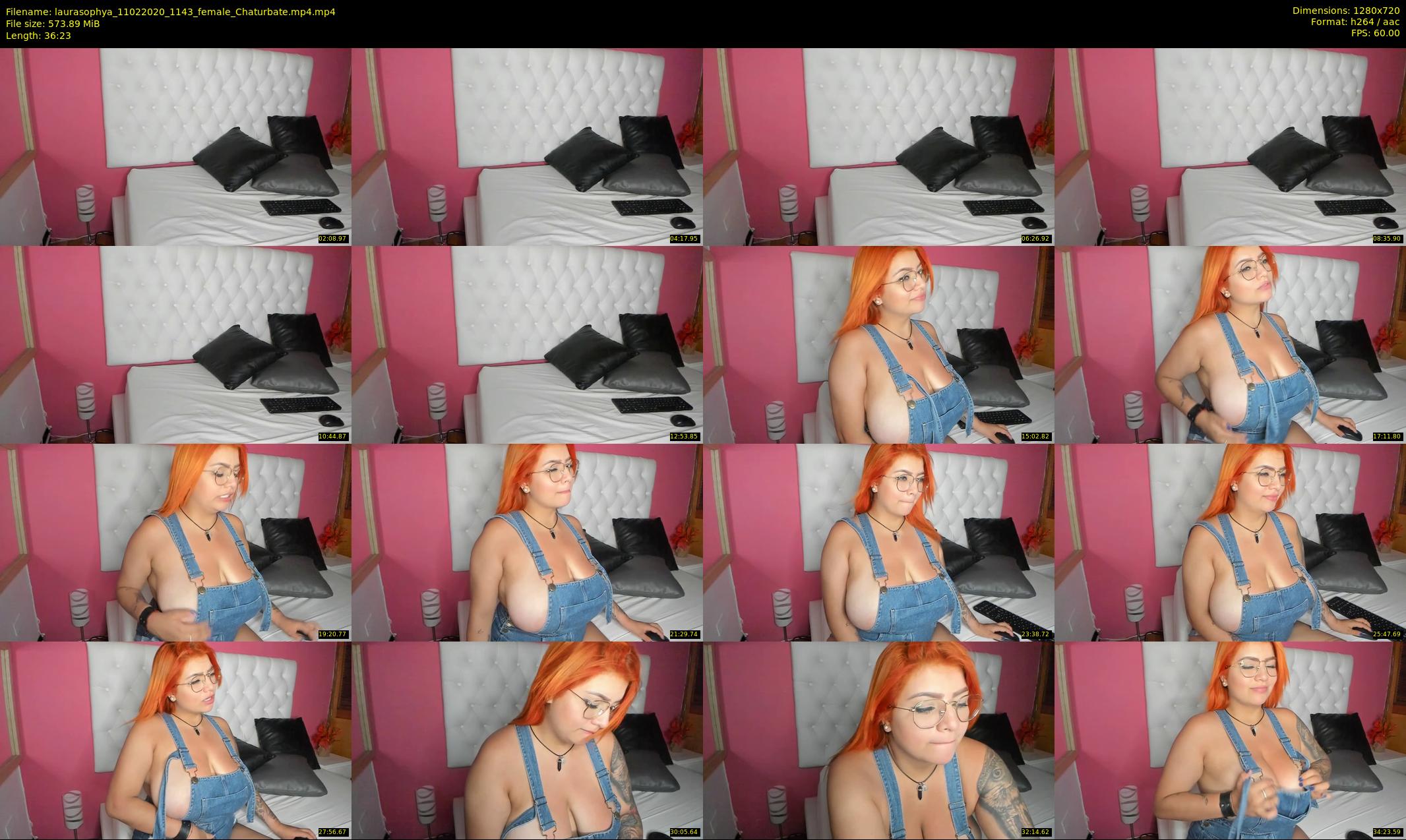 laurasophya — 37 minute Chaturbate female cam show recording, 720p, Feb 11, 2020