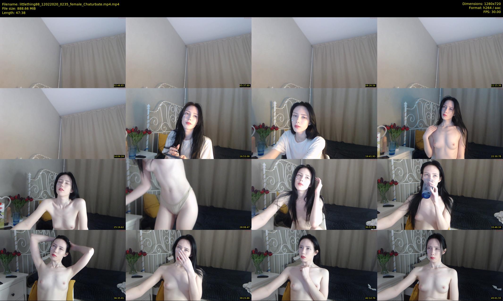 littlething88 — 48 minute Chaturbate female cam show recording, 720p, Feb 12, 2020