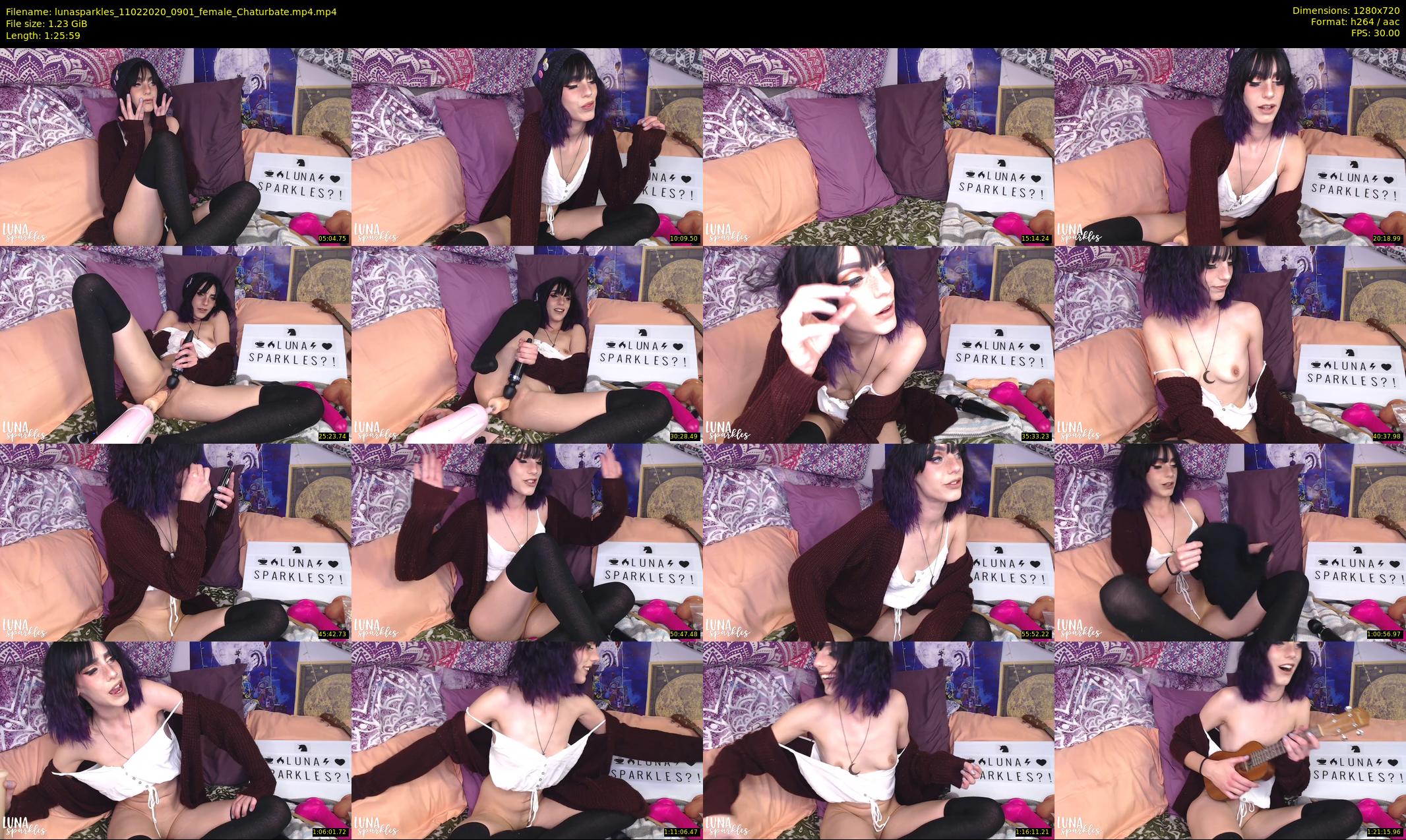 lunasparkles — 86 minute Chaturbate female cam show recording, 720p, Feb 11, 2020