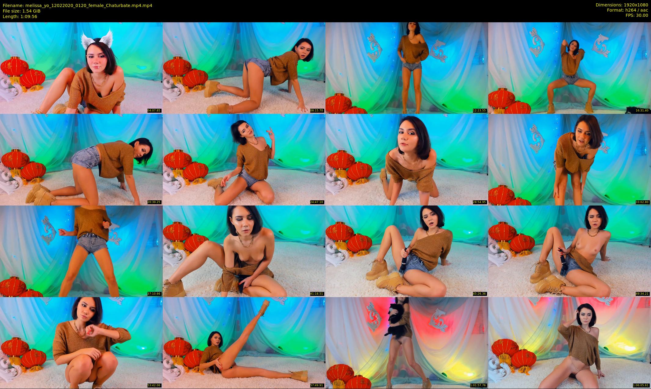 melissa_yo — 70 minute Chaturbate female cam show recording, 1080p, Feb 12, 2020