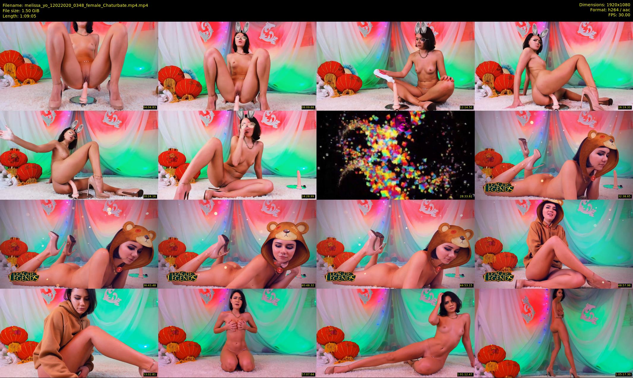 melissa_yo — 70 minute Chaturbate female cam show recording, 1080p, Feb 12, 2020