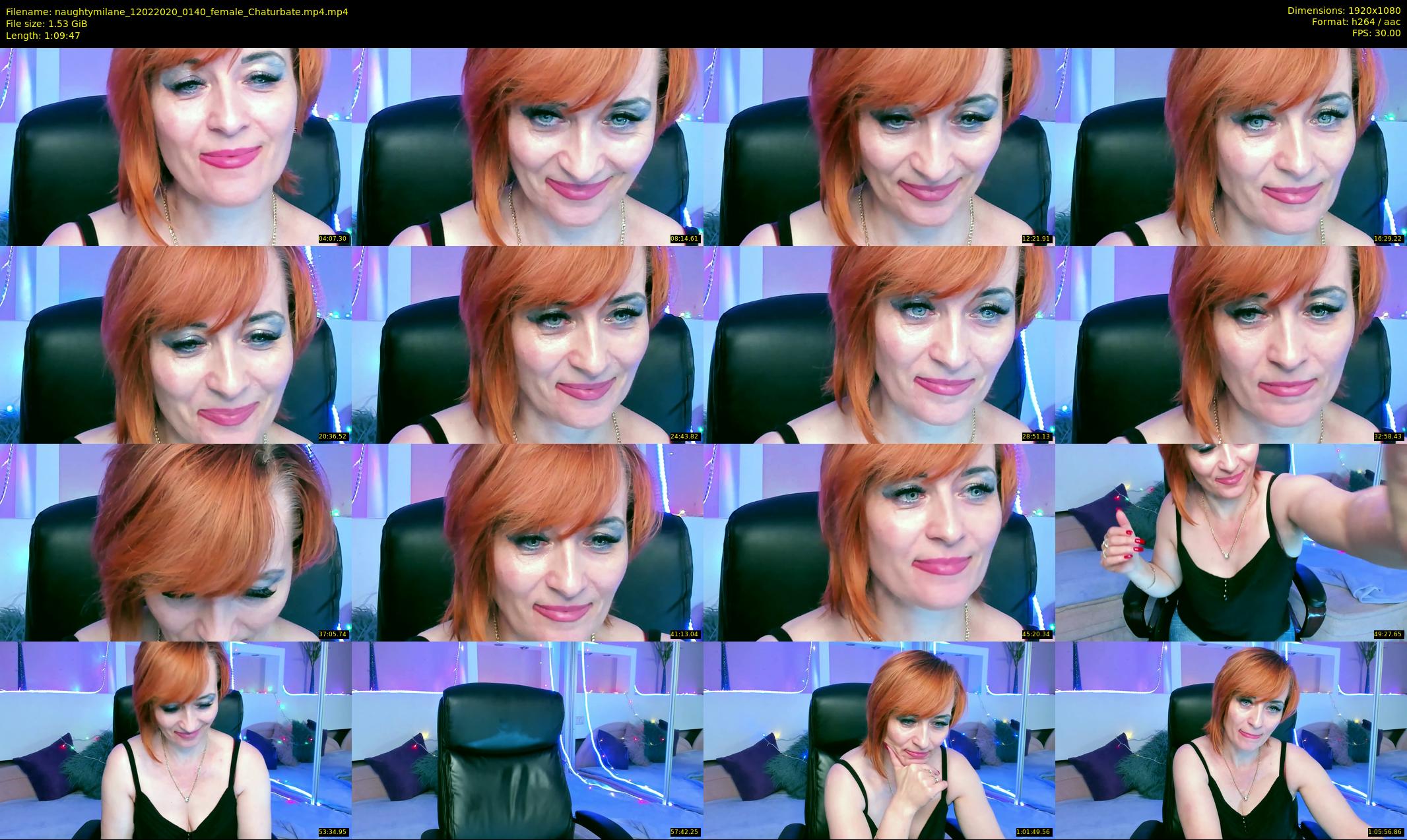 naughtymilane — 70 minute Chaturbate female cam show recording, 1080p, Feb 12, 2020