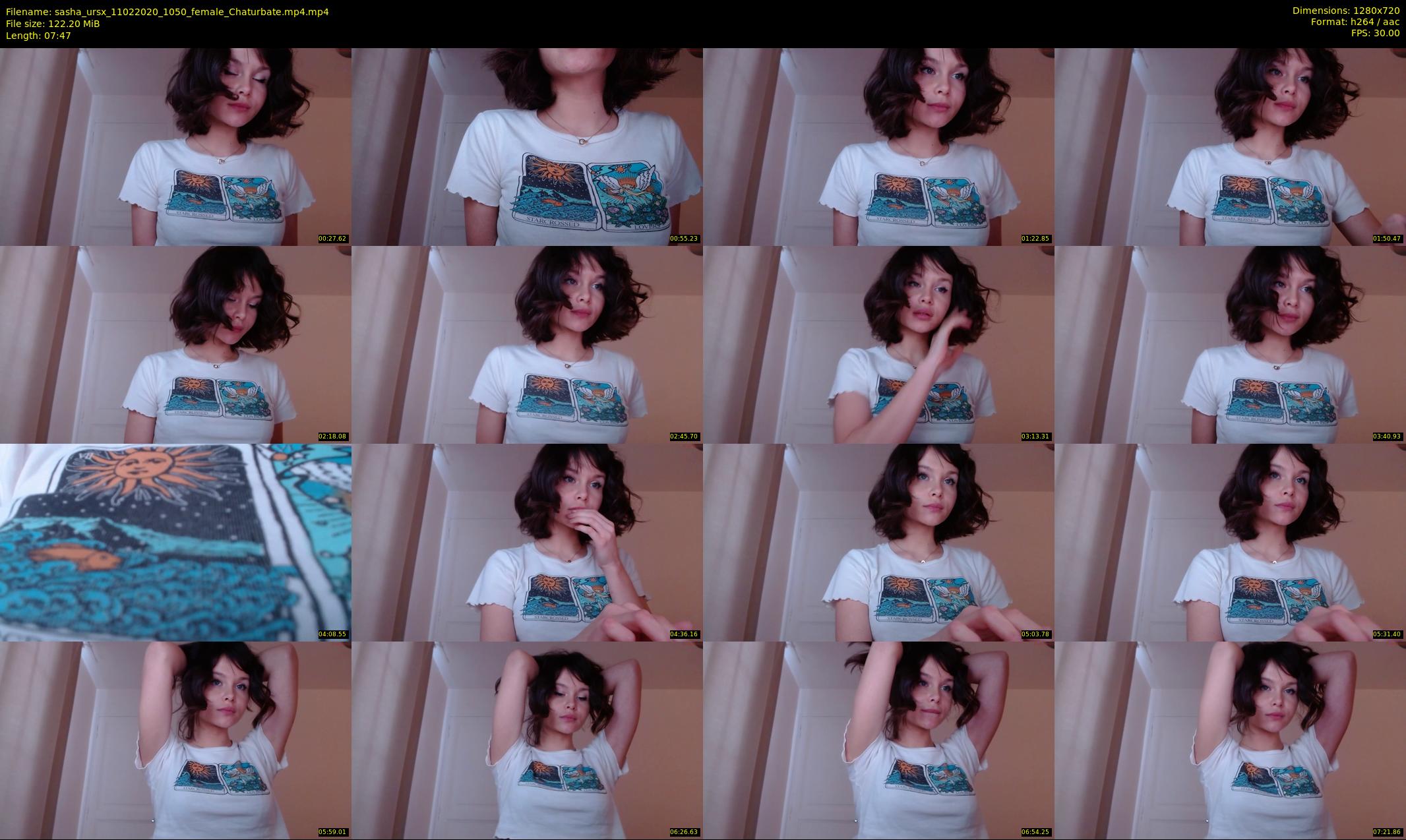 sasha_ursx — 8 minute Chaturbate female cam show recording, 720p, Feb 11, 2020