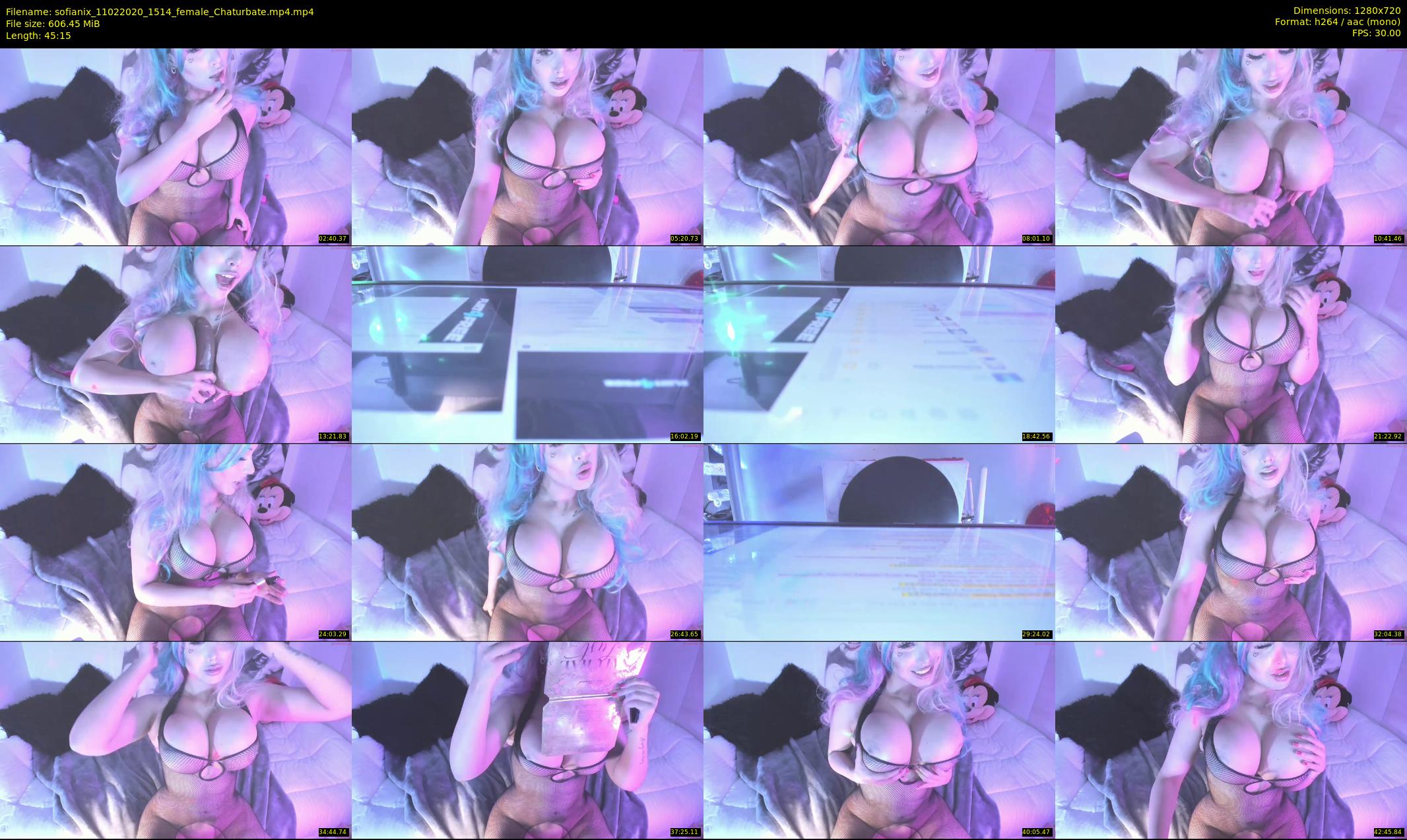 sofianix — 46 minute Chaturbate female cam show recording, 720p, Feb 11, 2020