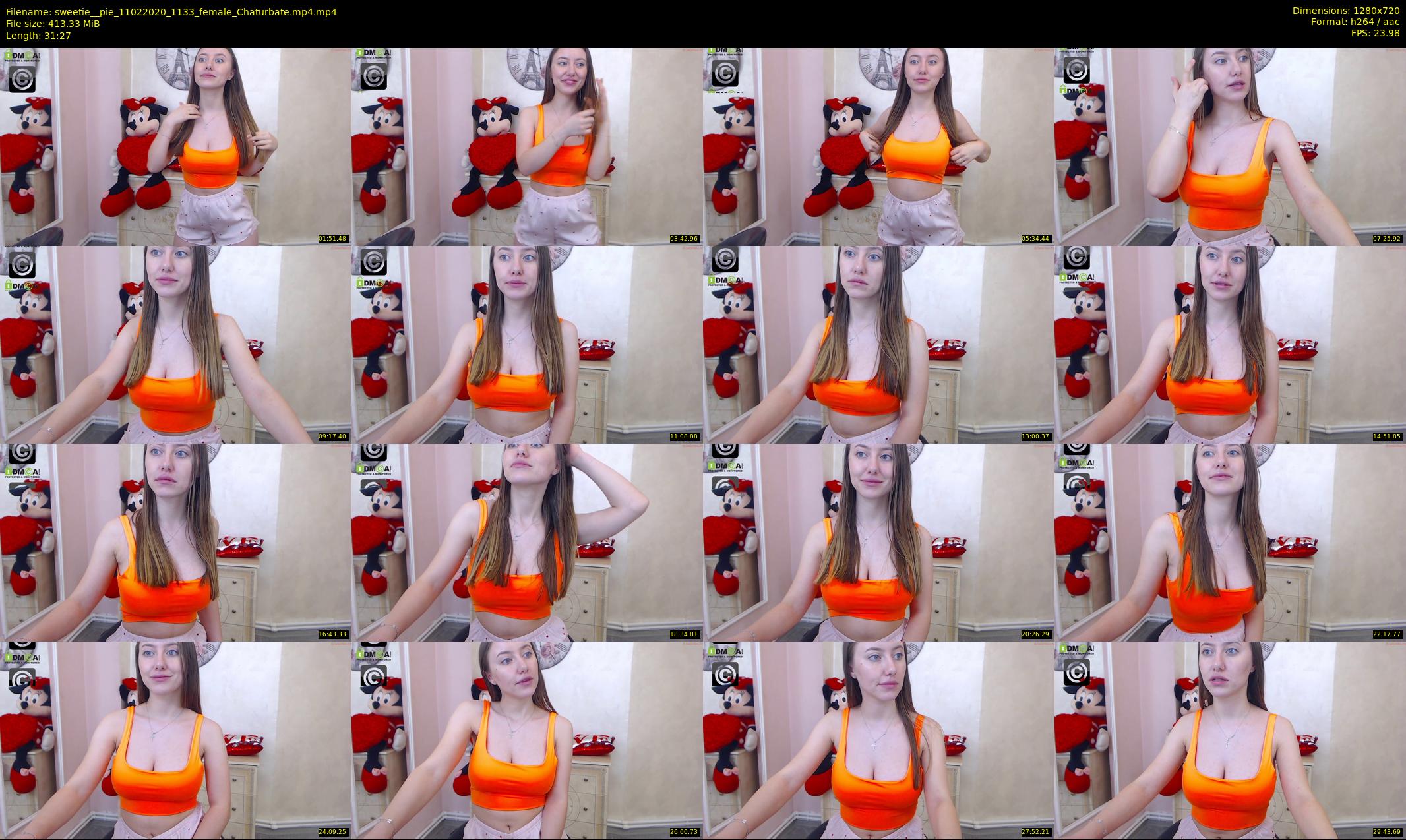 sweetie__pie — 32 minute Chaturbate female cam show recording, 720p, Feb 11, 2020