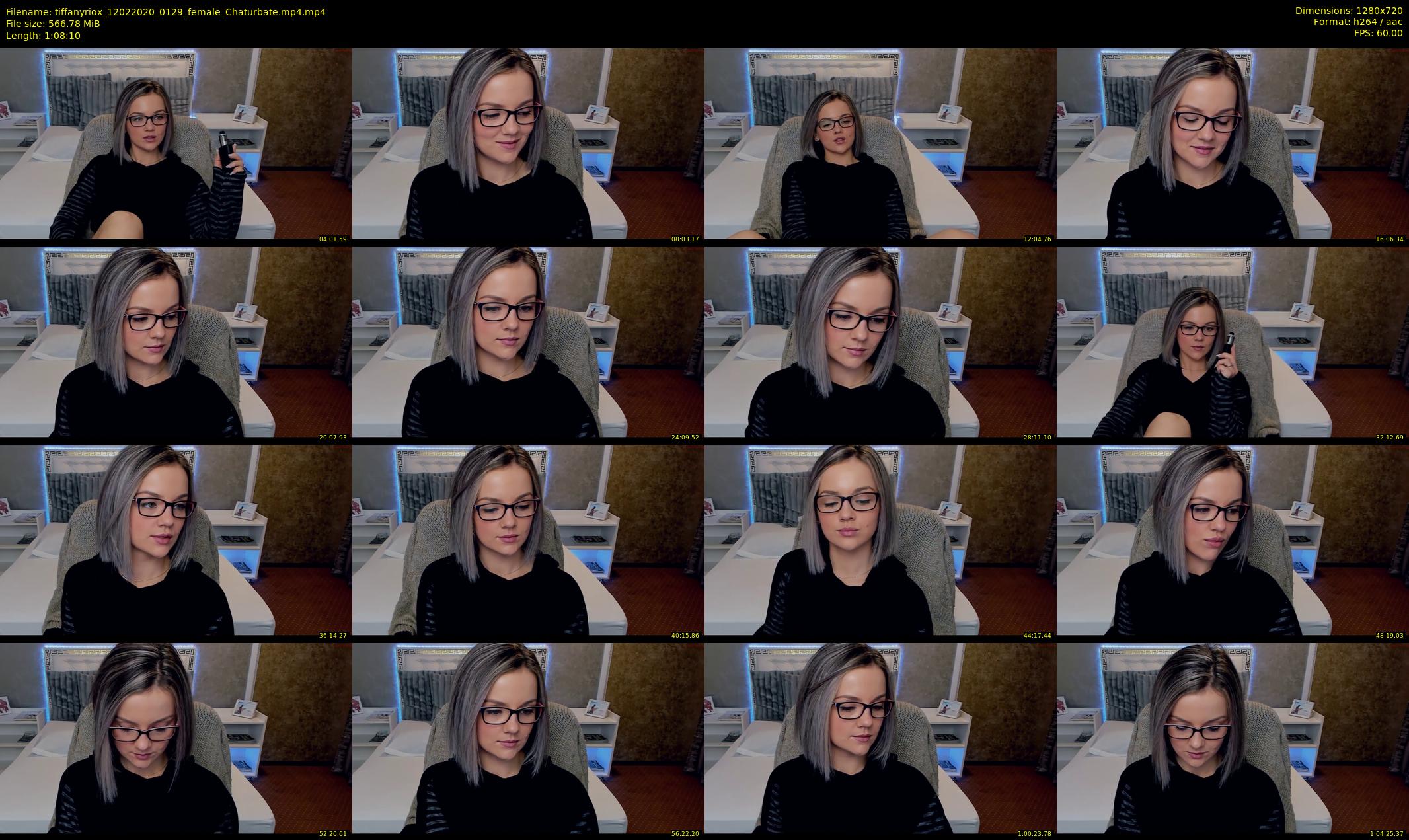 tiffanyriox — 69 minute Chaturbate female cam show recording, 720p, Feb 12, 2020