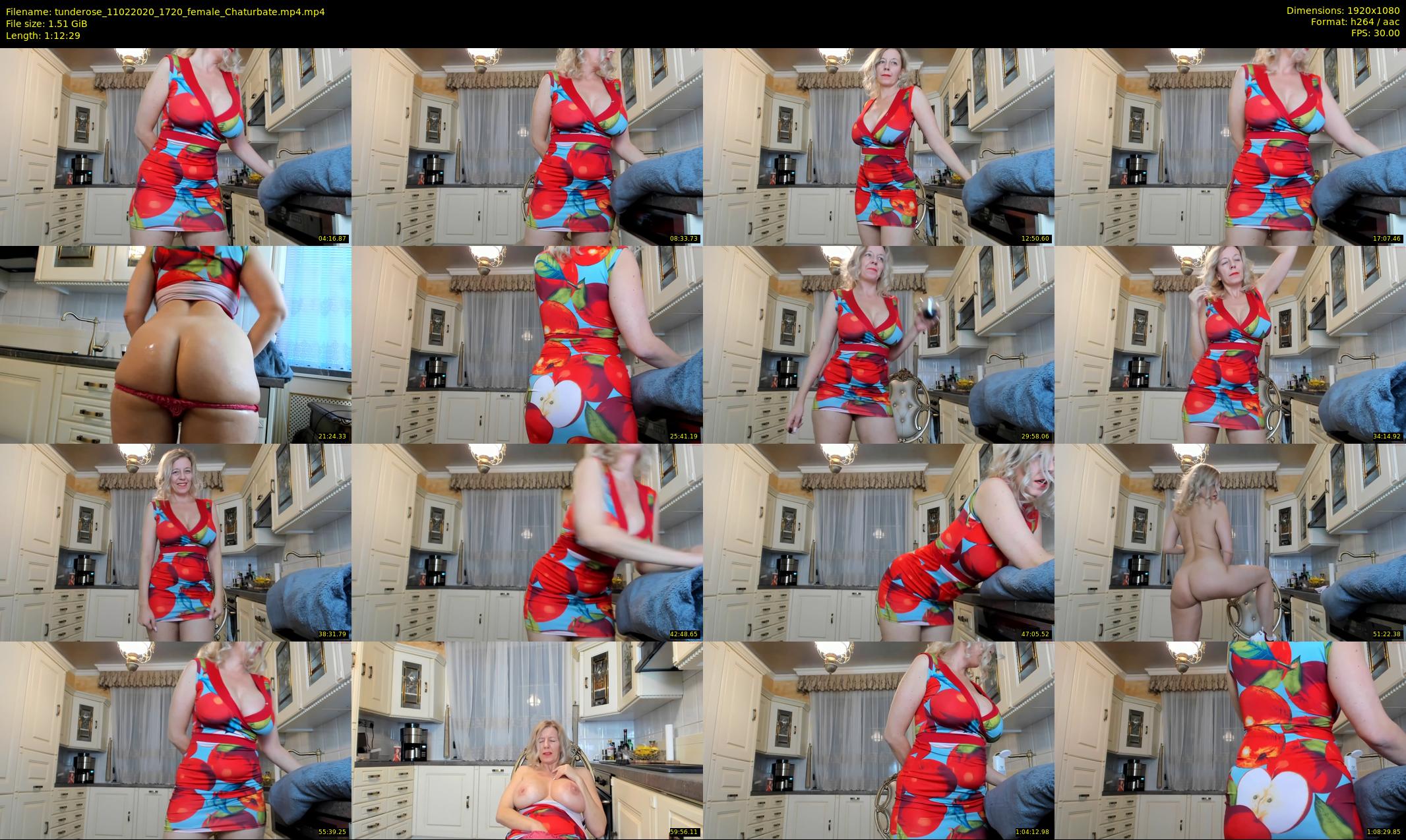 tunderose — 73 minute Chaturbate female cam show recording, 1080p, Feb 11, 2020