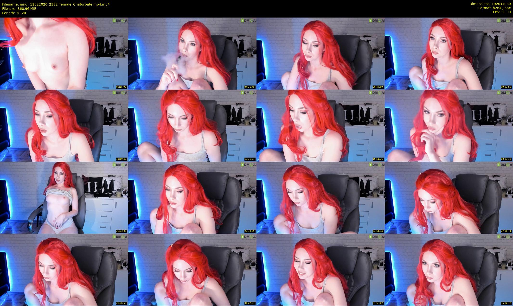 uindi — 39 minute Chaturbate female cam show recording, 1080p, Feb 11, 2020