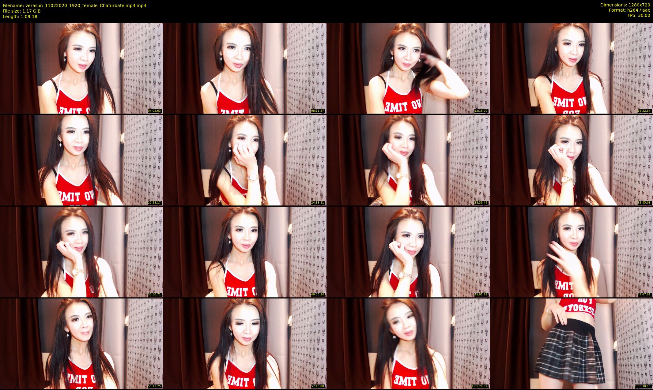 verasun — 70 minute Chaturbate female cam show recording, 720p, Feb 11, 2020