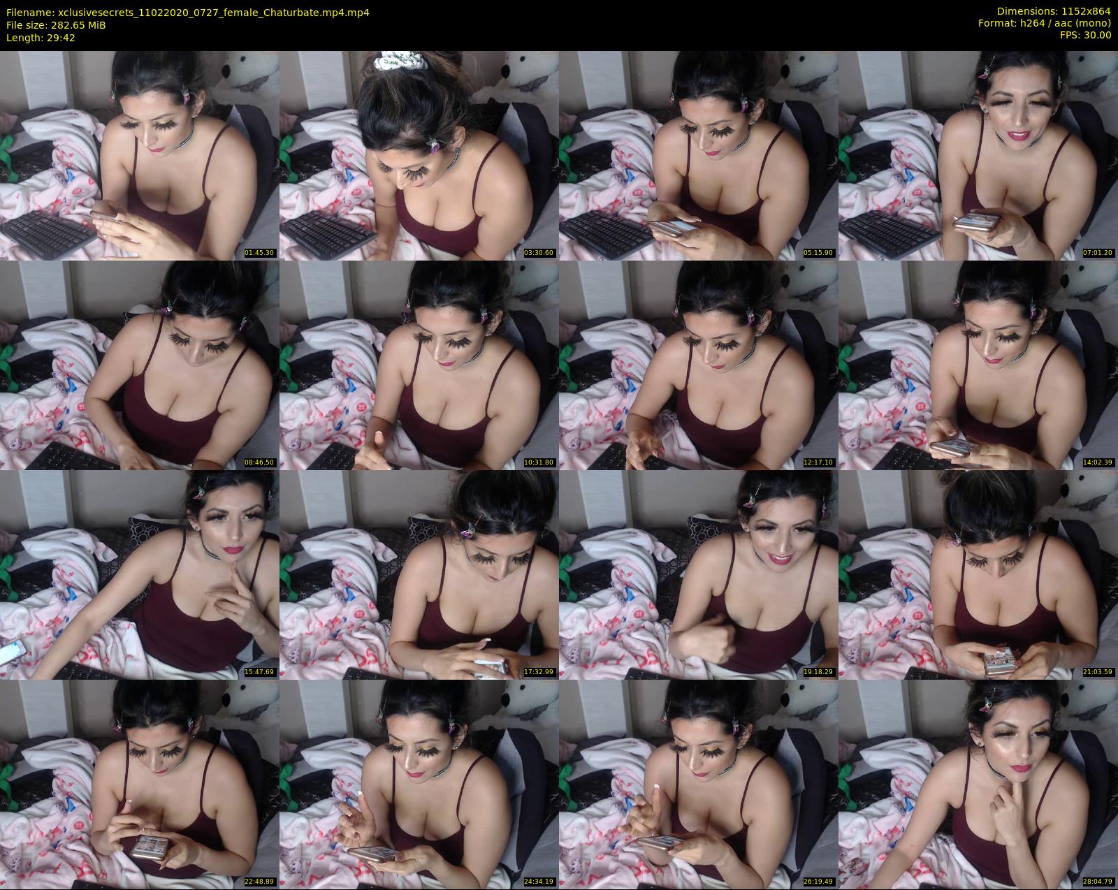 xclusivesecrets — 30 minute Chaturbate female cam show recording, 720p, Feb 11, 2020