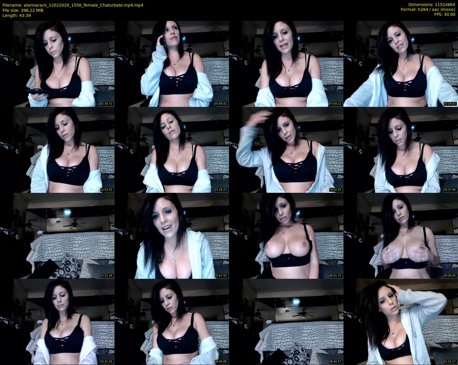 alannarack — 44 minute Chaturbate female cam show recording, 720p, Feb 12, 2020