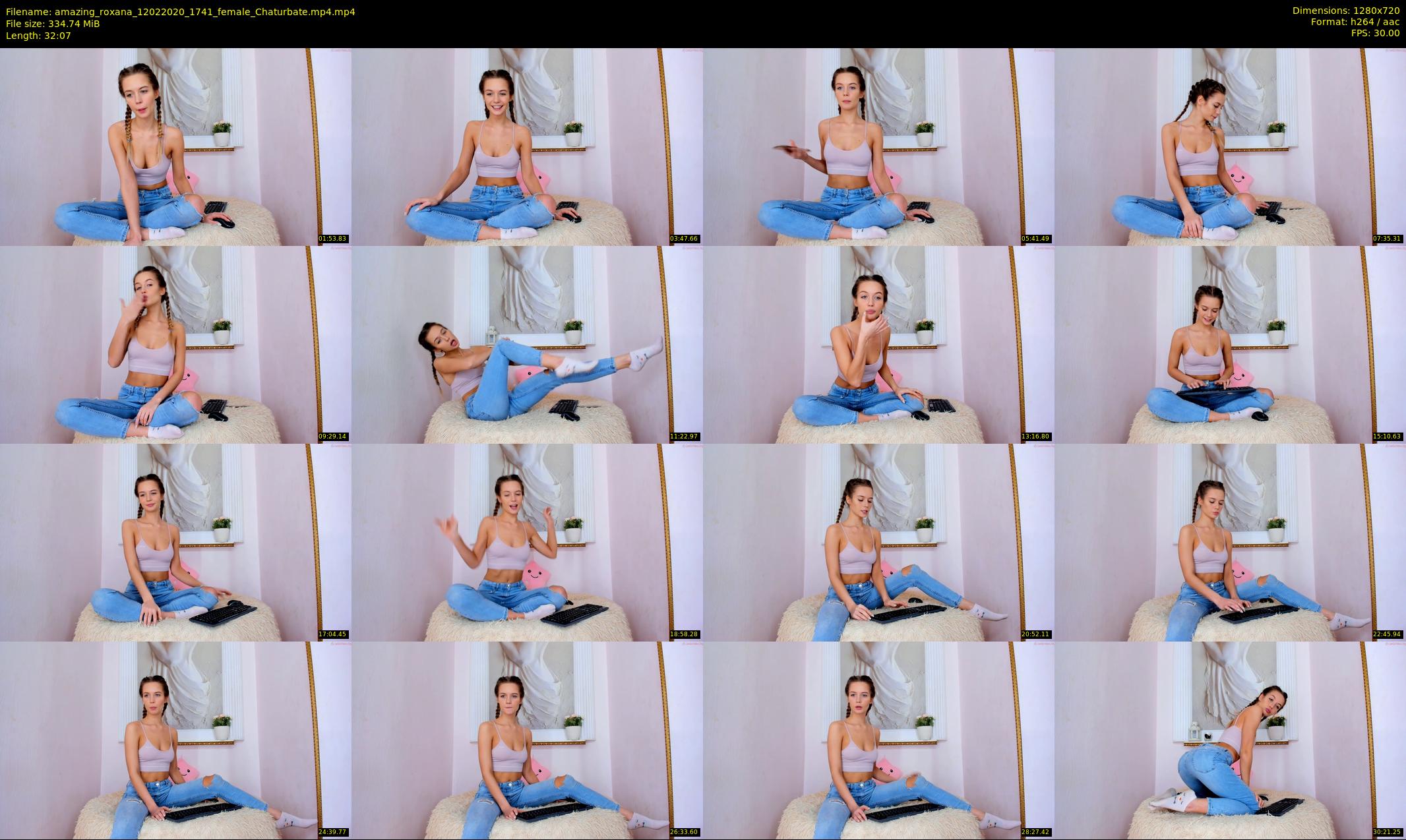 amazing_roxana — 33 minute Chaturbate female cam show recording, 720p, Feb 12, 2020