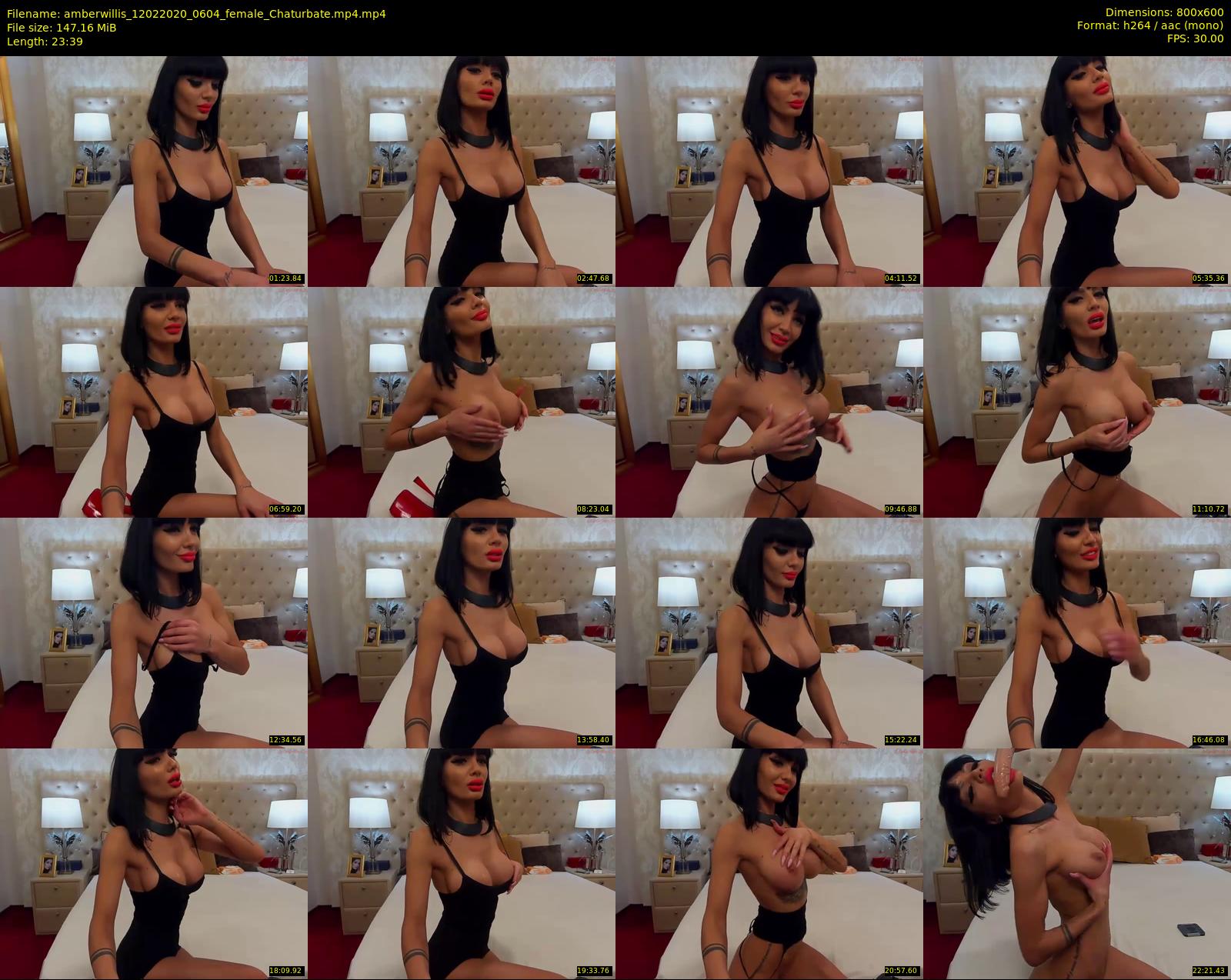 amberwillis — 24 minute Chaturbate female cam show recording, 480p, Feb 12, 2020