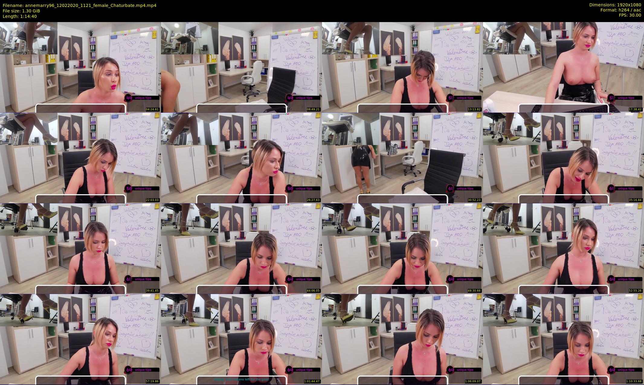 annemarry96 — 75 minute Chaturbate female cam show recording, 1080p, Feb 12, 2020