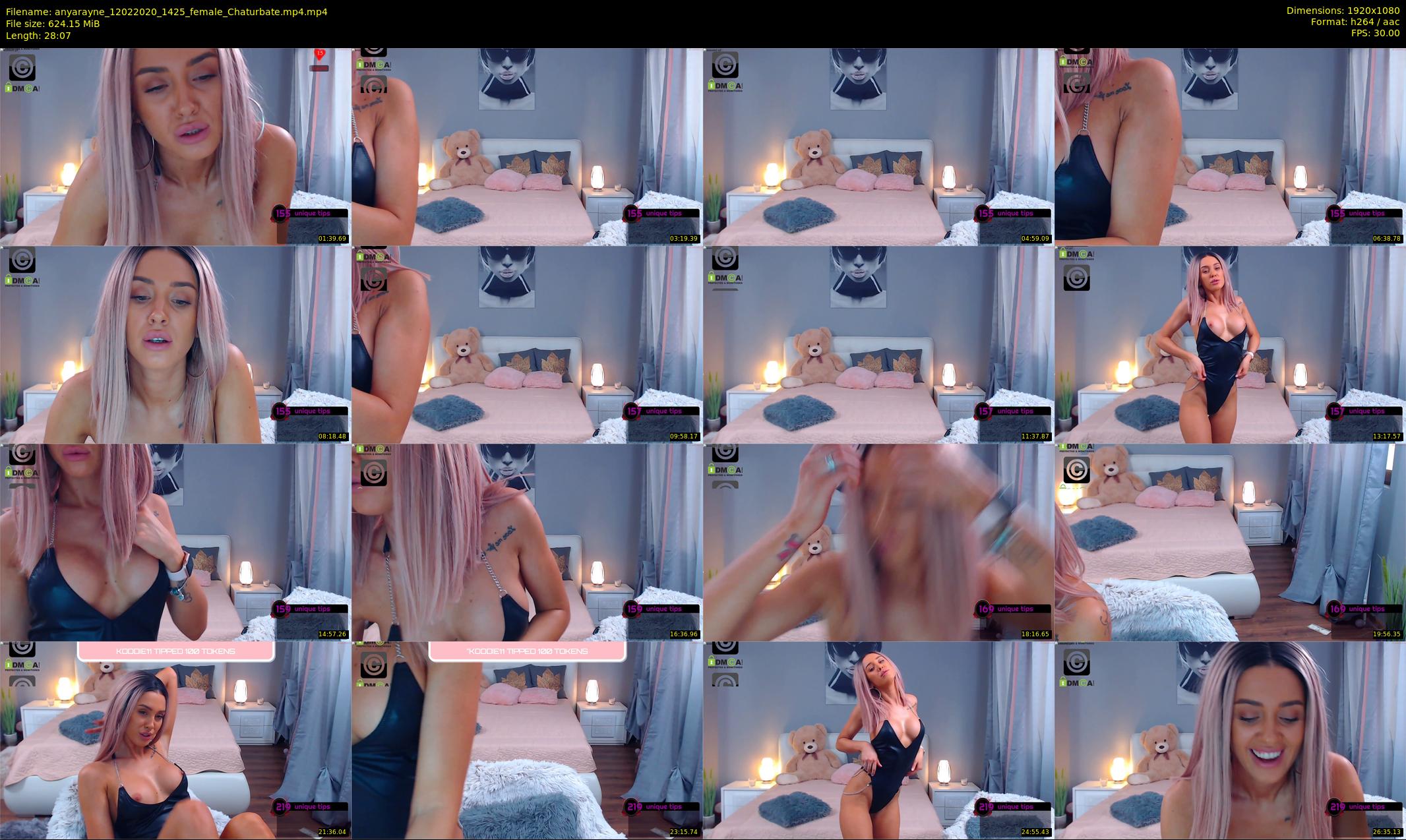 anyarayne — 29 minute Chaturbate female cam show recording, 1080p, Feb 12, 2020