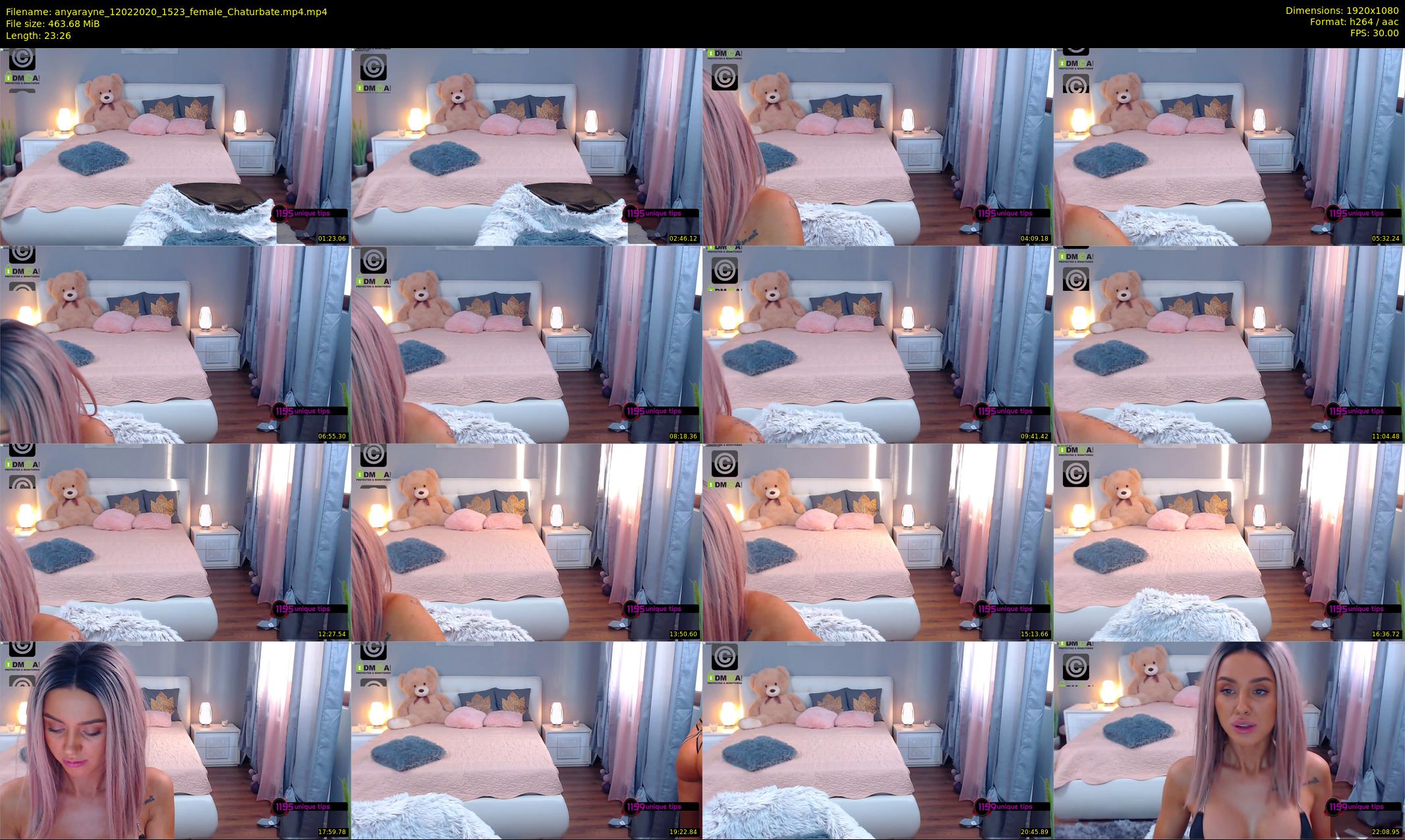 anyarayne — 24 minute Chaturbate female cam show recording, 1080p, Feb 12, 2020