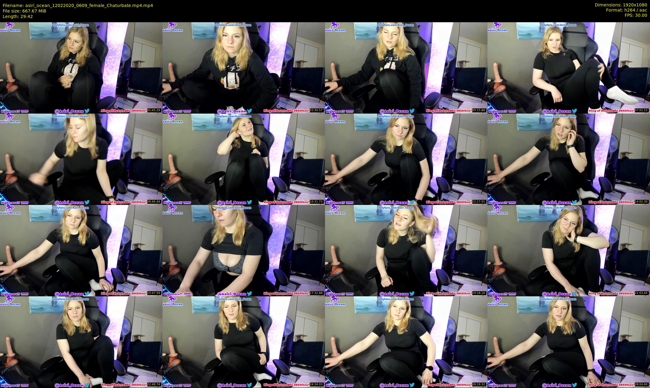 asiri_ocean — 30 minute Chaturbate female cam show recording, 1080p, Feb 12, 2020