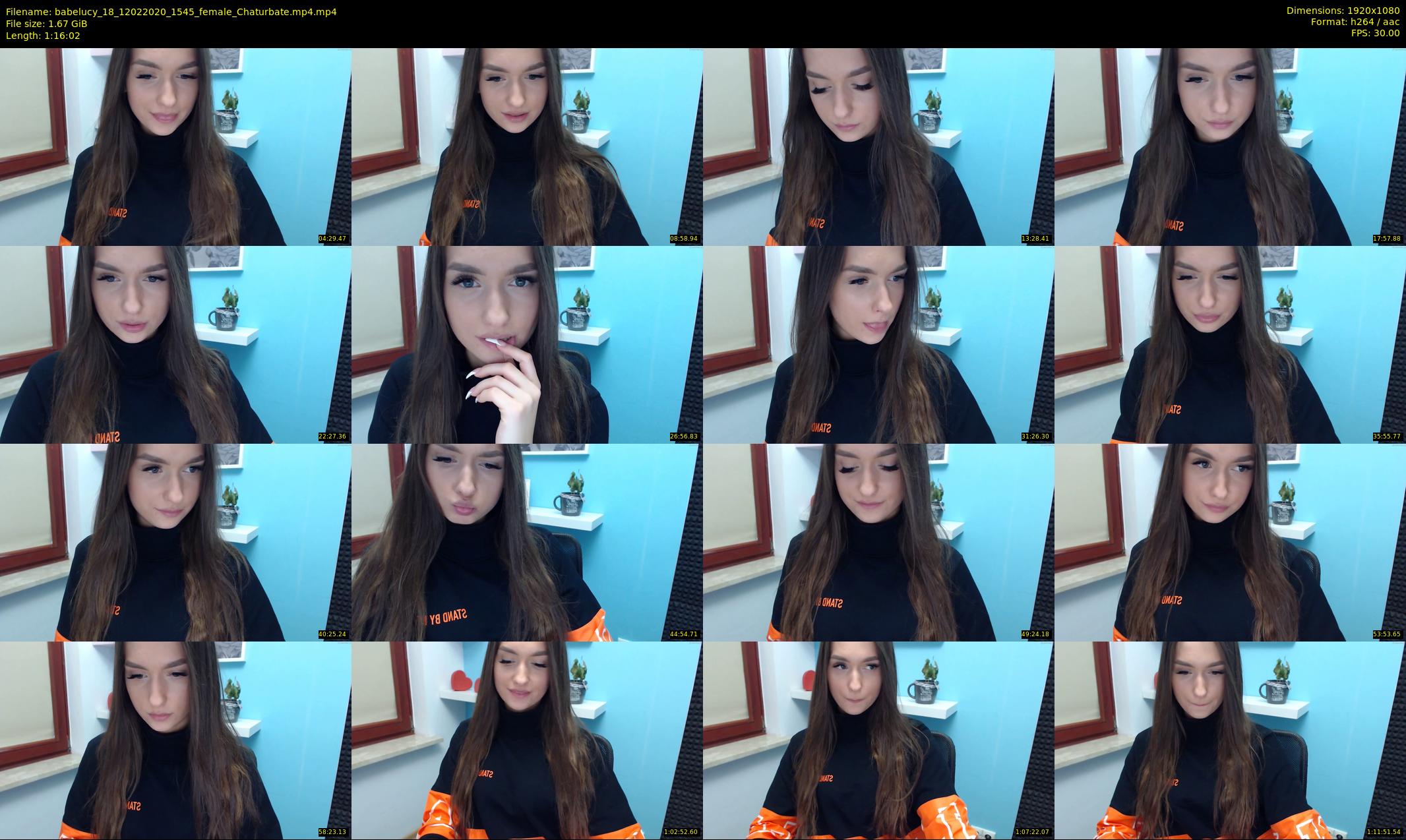 babelucy_18 — 77 minute Chaturbate female cam show recording, 1080p, Feb 12, 2020