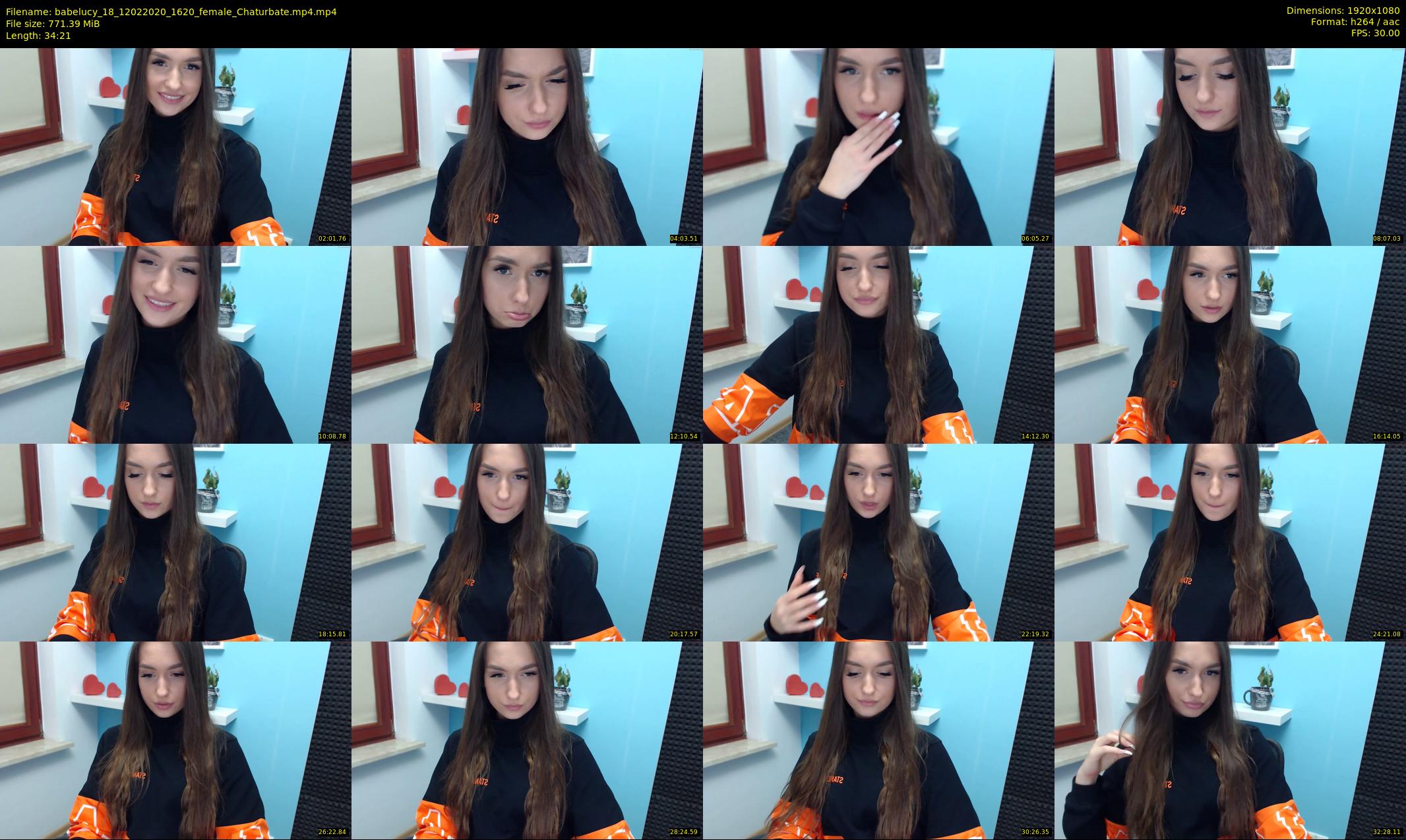 babelucy_18 — 35 minute Chaturbate female cam show recording, 1080p, Feb 12, 2020