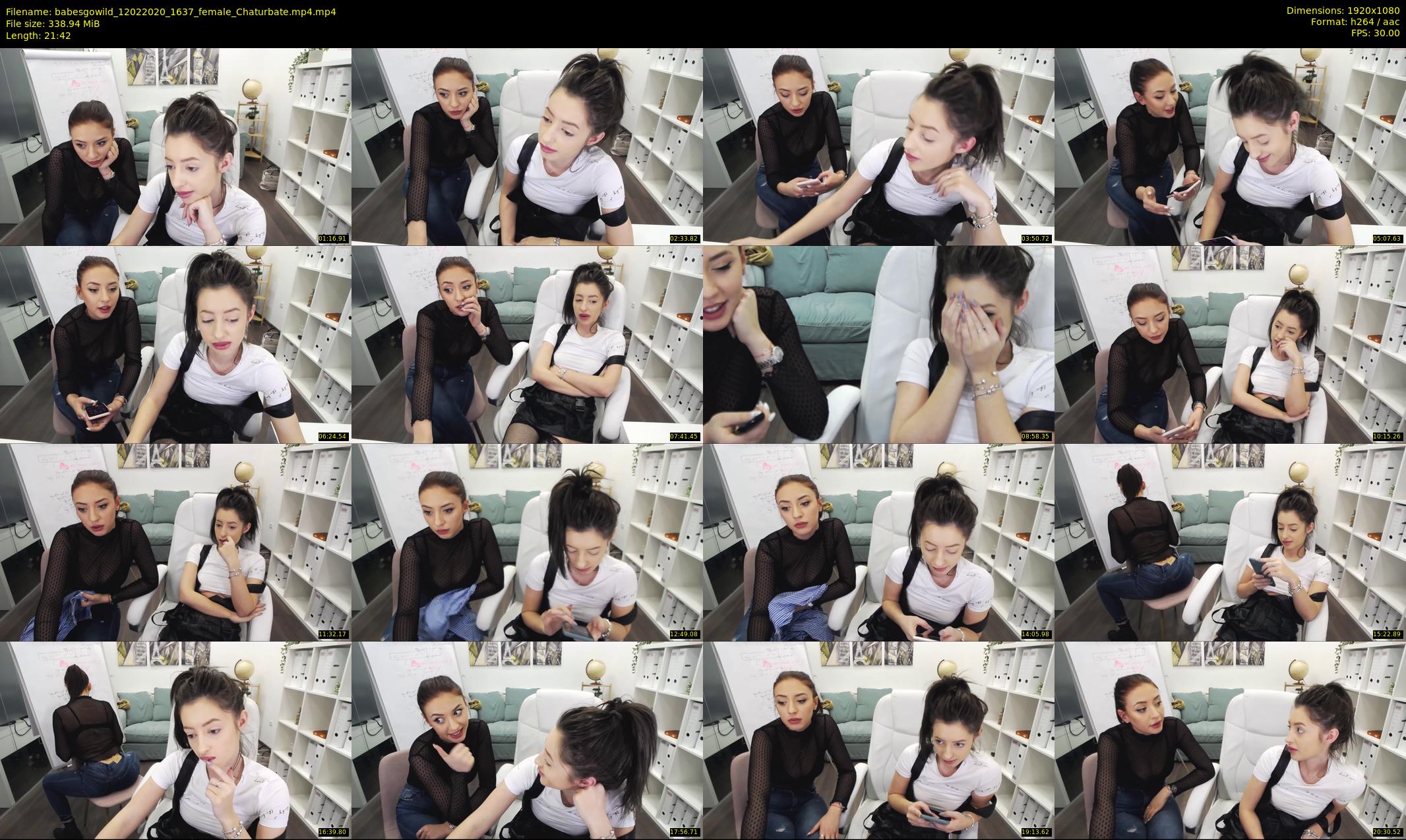 babesgowild — 22 minute Chaturbate couple cam show recording, 1080p, Feb 12, 2020
