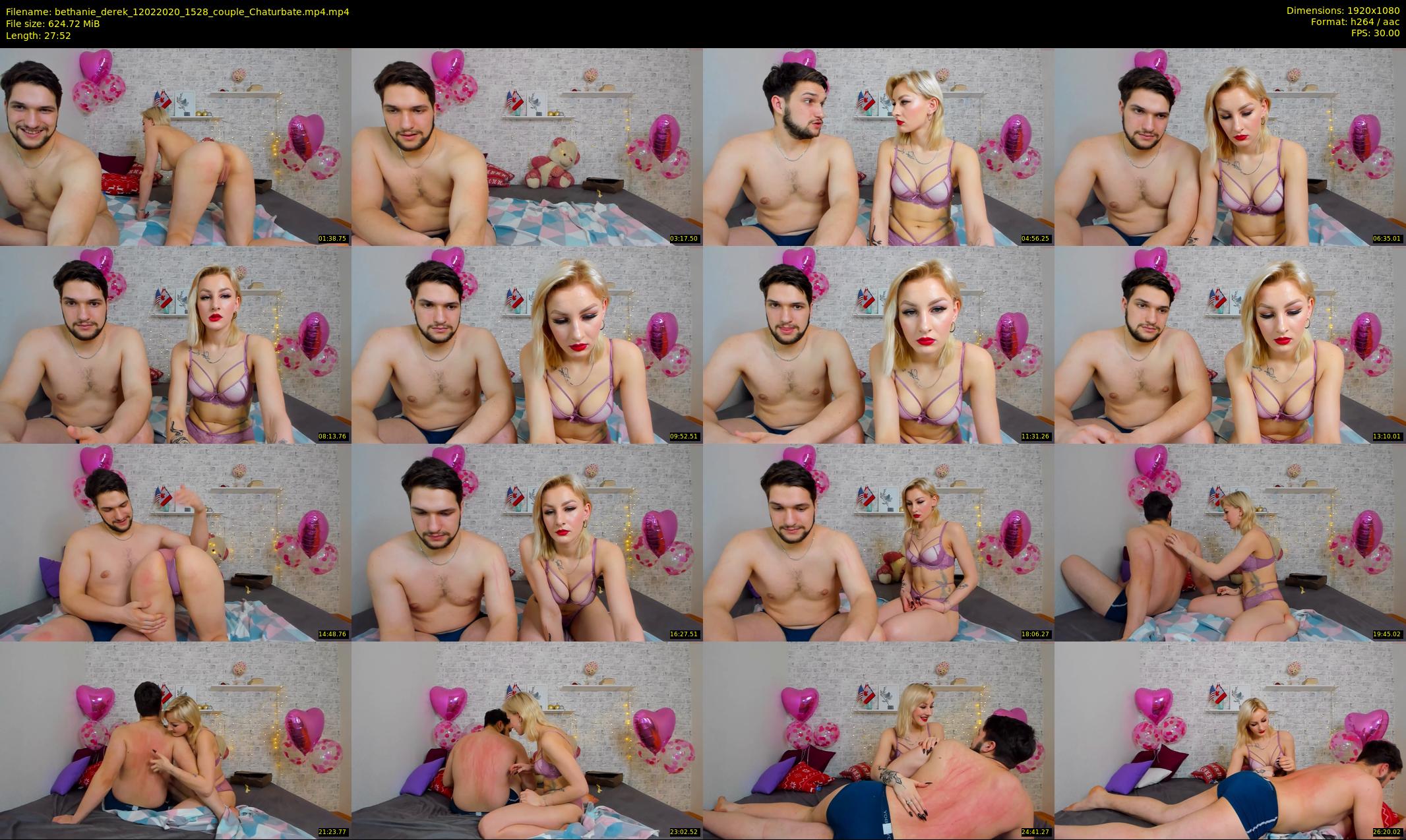 bethanie_derek — 28 minute Chaturbate couple cam show recording, 1080p, Feb 12, 2020