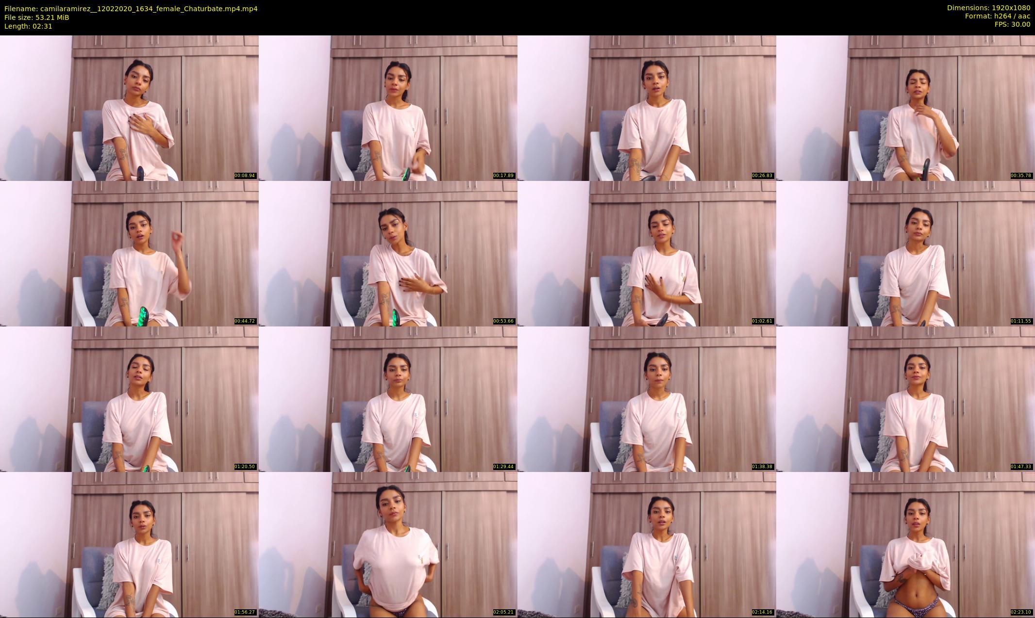 camilaramirez_ — 3 minute Chaturbate female cam show recording, 1080p, Feb 12, 2020