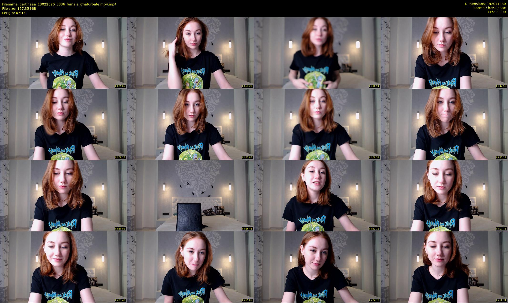 certinaaa — 8 minute Chaturbate female cam show recording, 1080p, Feb 13, 2020