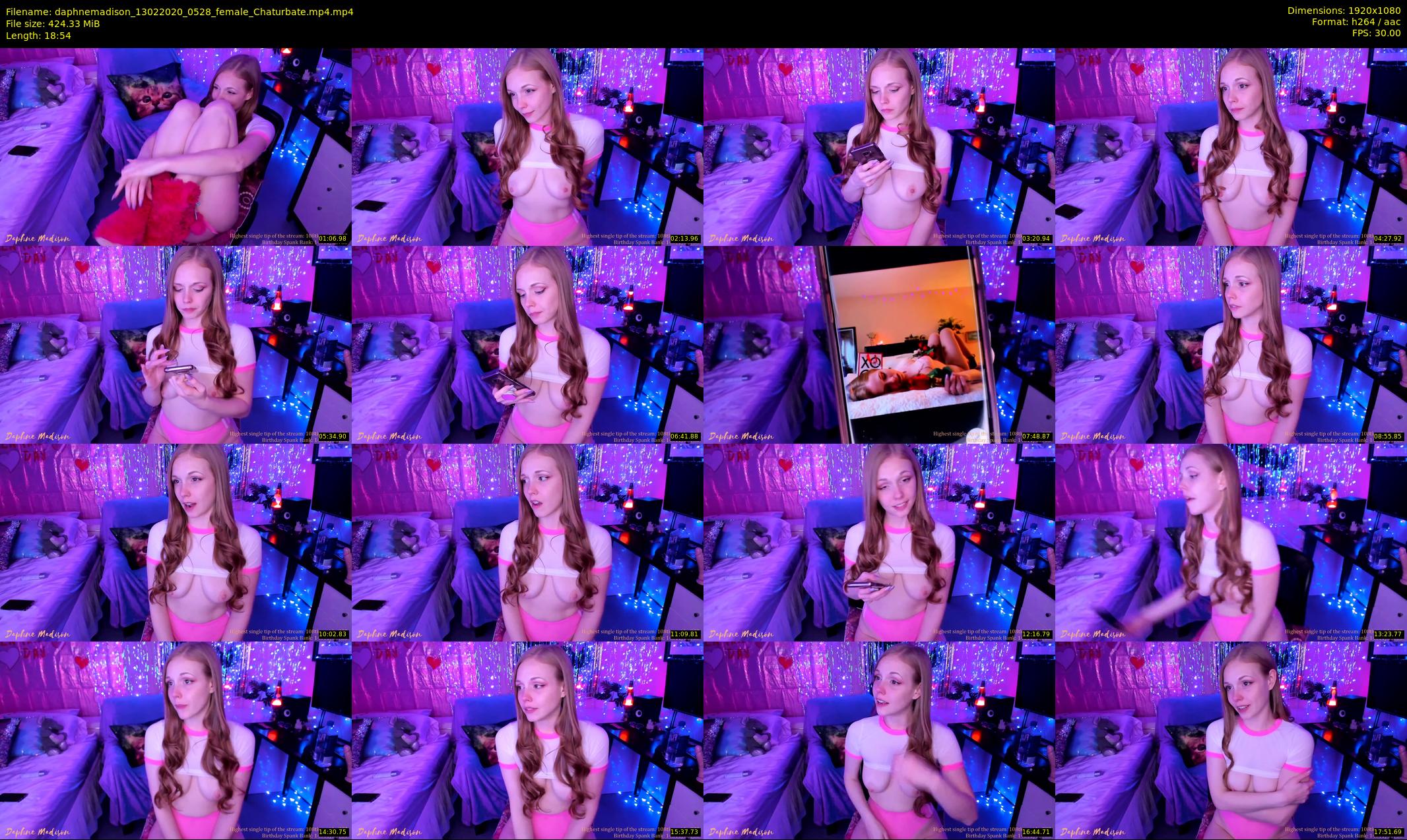 daphnemadison — 19 minute Chaturbate couple cam show recording, 1080p, Feb 13, 2020
