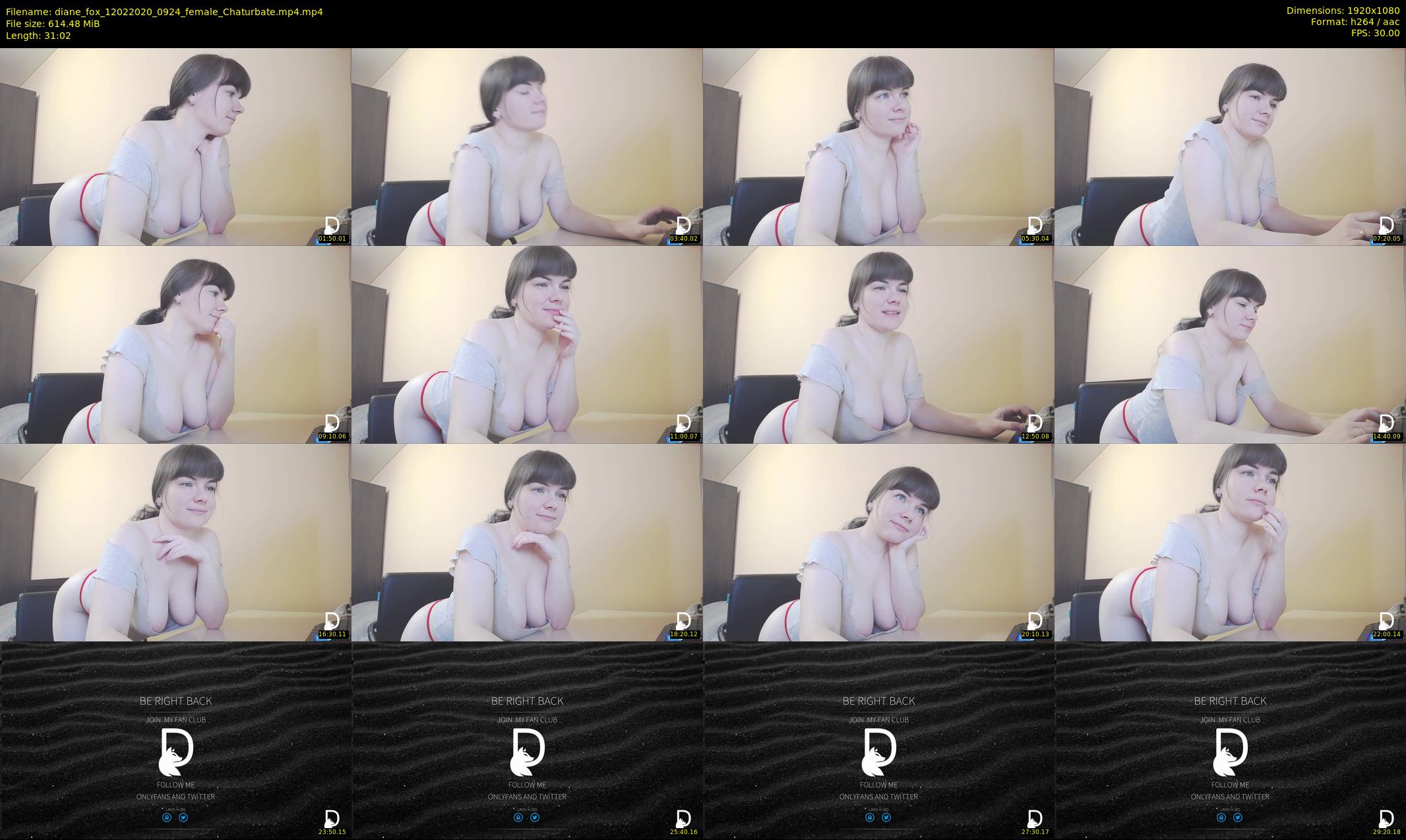 diane_fox — 32 minute Chaturbate female cam show recording, 1080p, Feb 12, 2020