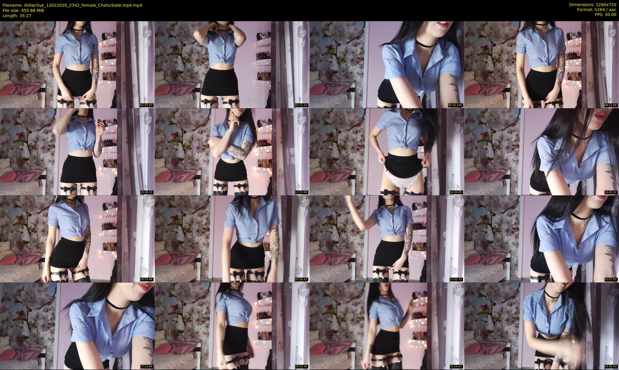 didiactive — 36 minute Chaturbate female cam show recording, 720p, Feb 12, 2020