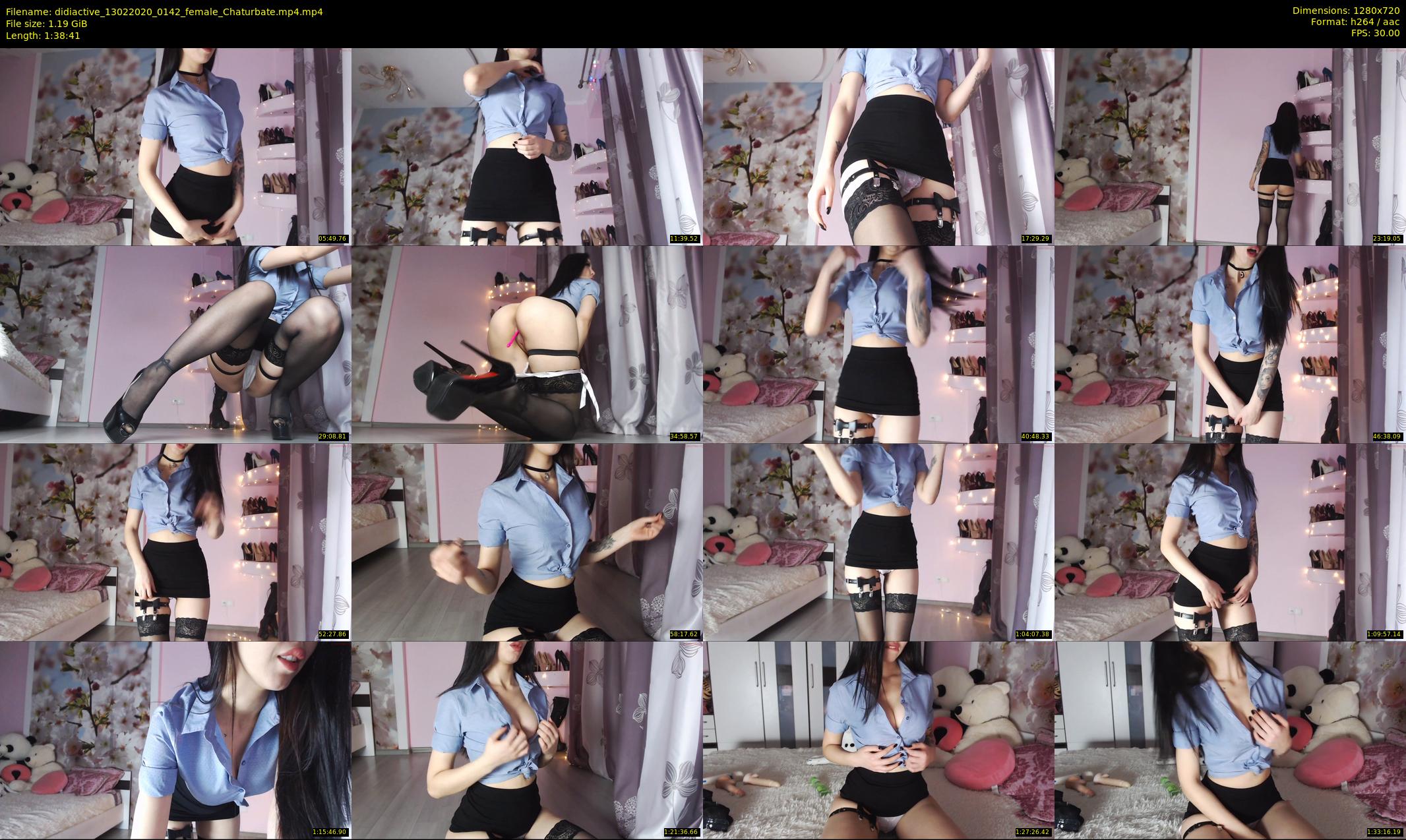 didiactive — 99 minute Chaturbate female cam show recording, 720p, Feb 13, 2020