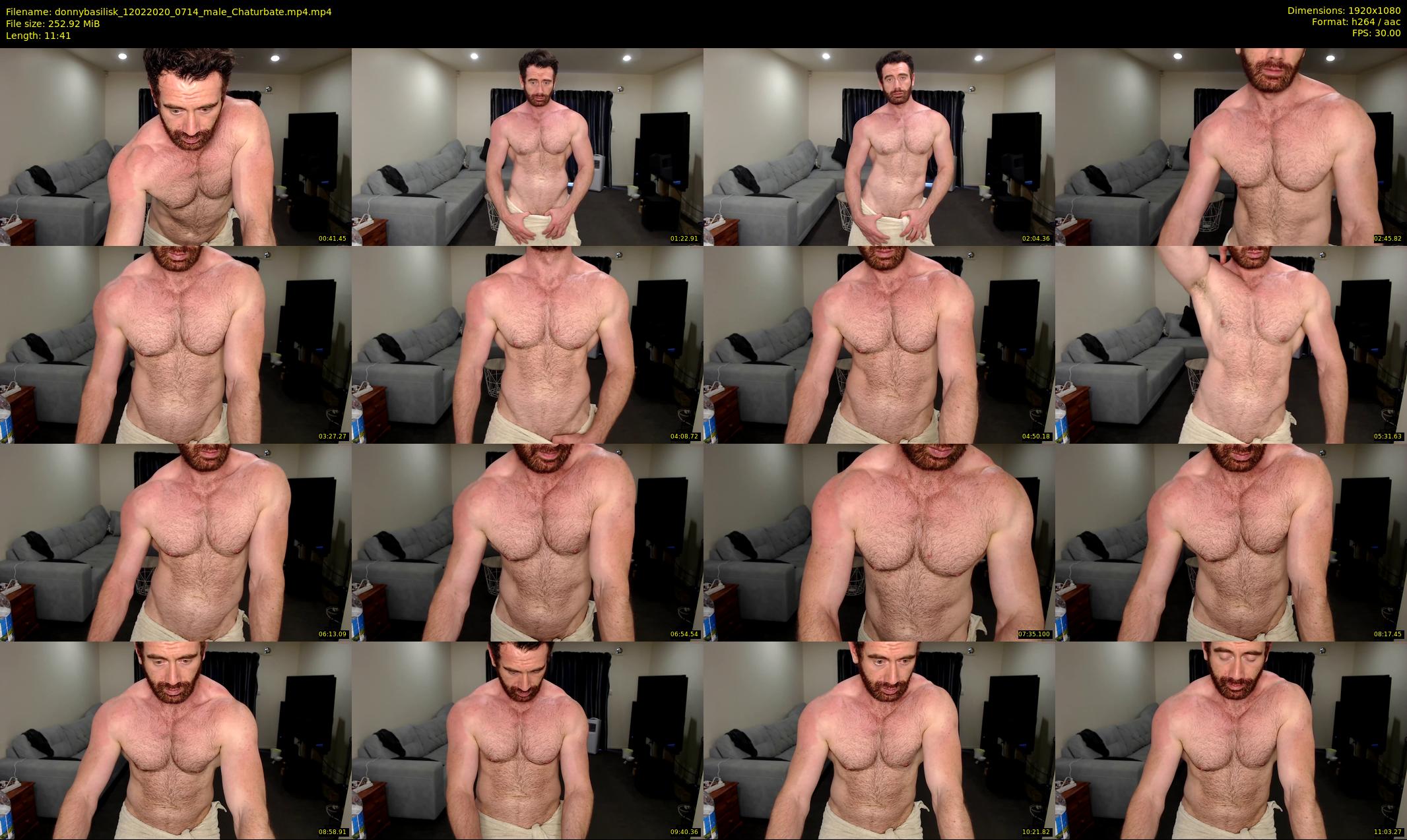 donnybasilisk — 12 minute Chaturbate male cam show recording, 1080p, Feb 12, 2020