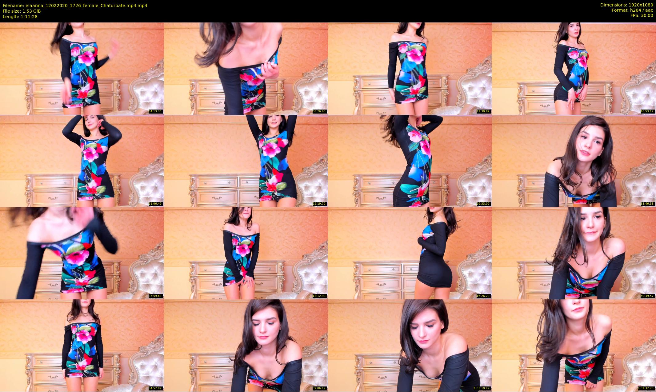 elaanna — 72 minute Chaturbate female cam show recording, 1080p, Feb 12, 2020