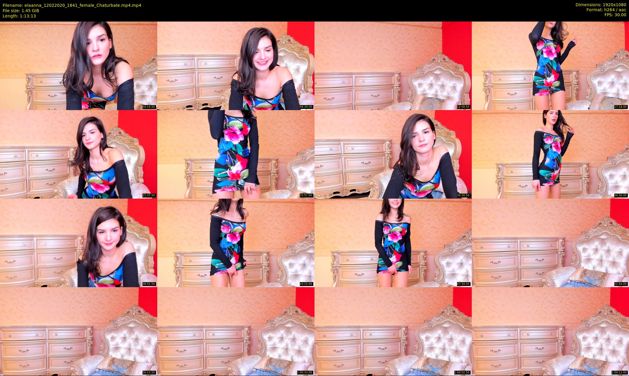 elaanna — 74 minute Chaturbate female cam show recording, 1080p, Feb 12, 2020