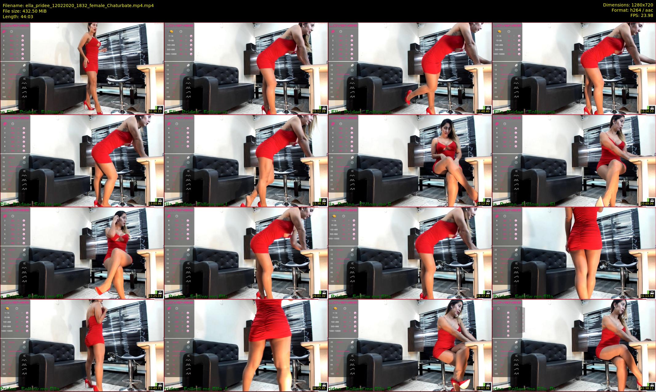 ella_pridee — 45 minute Chaturbate female cam show recording, 720p, Feb 12, 2020