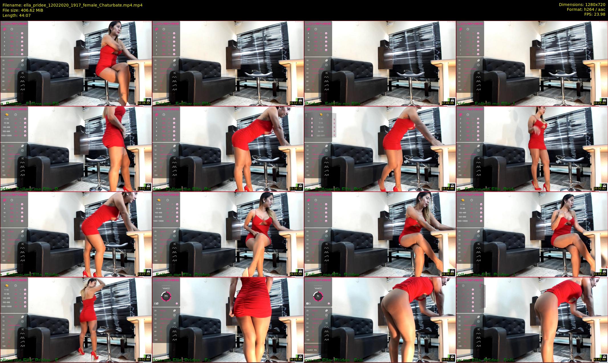 ella_pridee — 45 minute Chaturbate female cam show recording, 720p, Feb 12, 2020