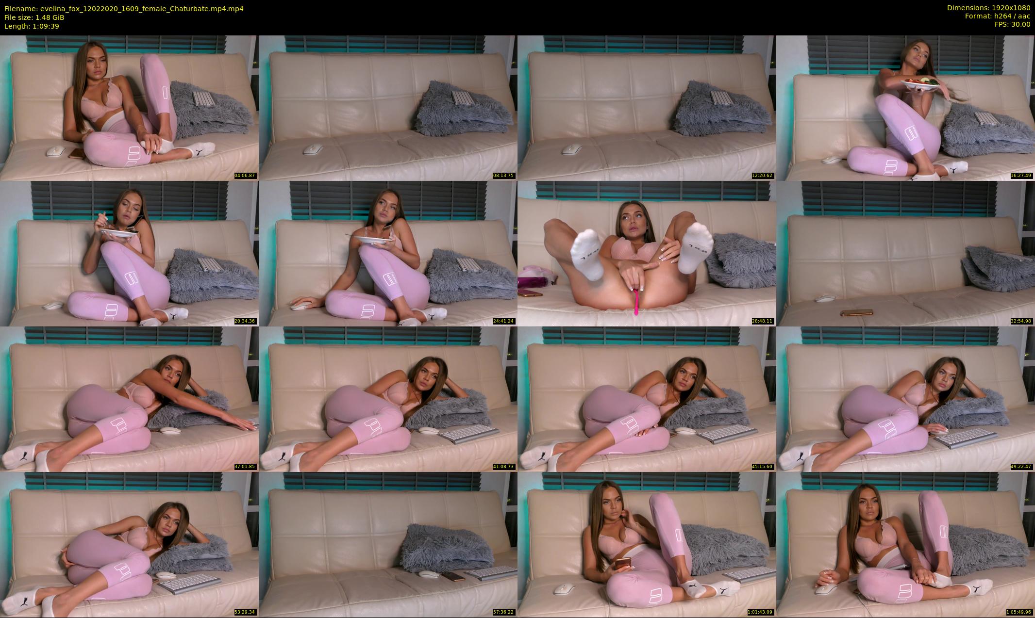 evelina_fox — 70 minute Chaturbate female cam show recording, 1080p, Feb 12, 2020