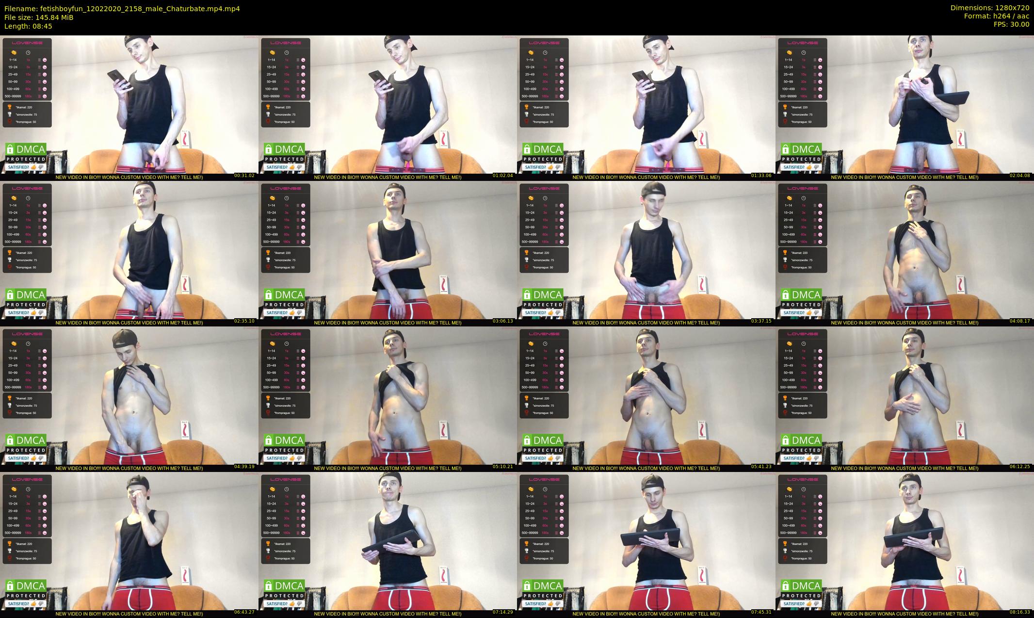 fetishboyfun — 9 minute Chaturbate male cam show recording, 720p, Feb 12, 2020