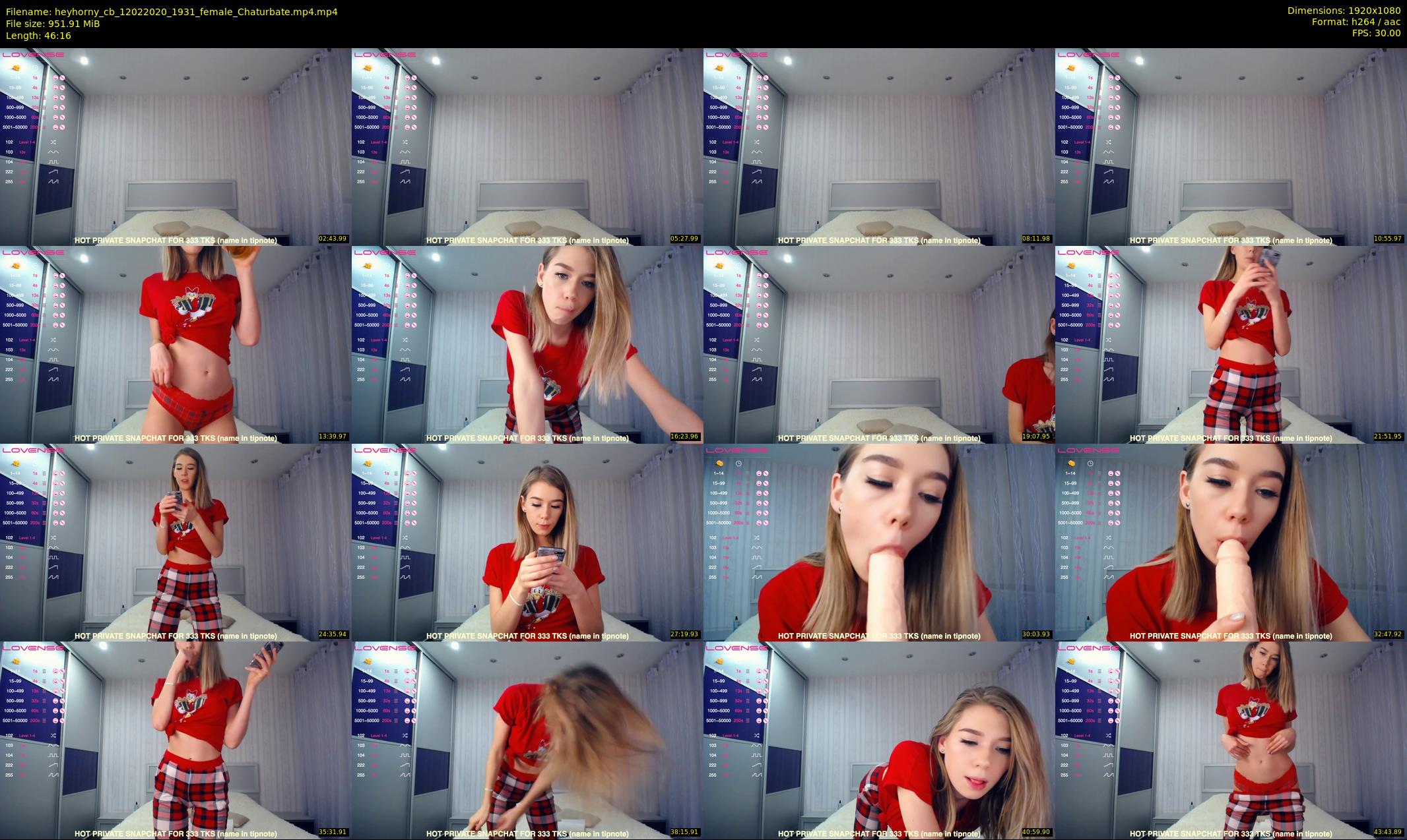 heyhorny_cb — 47 minute Chaturbate couple cam show recording, 1080p, Feb 12, 2020