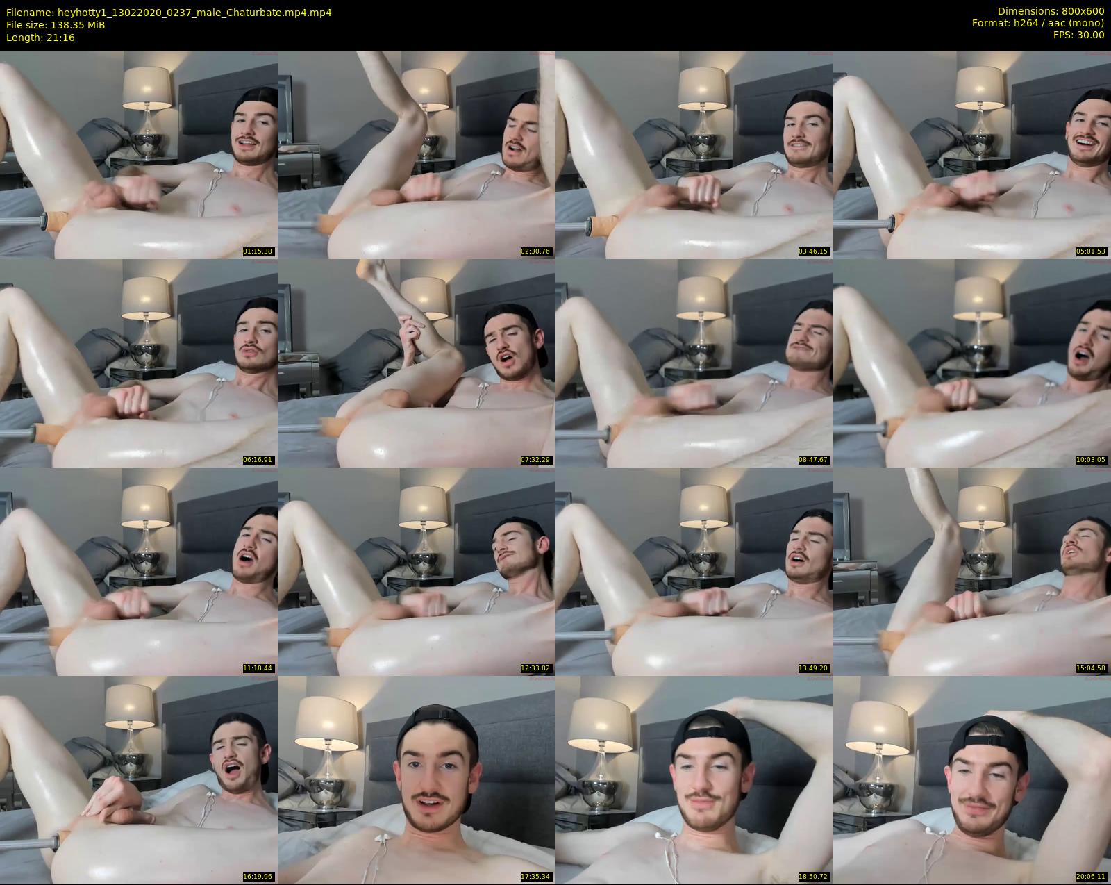 heyhotty1 — 22 minute Chaturbate male cam show recording, 480p, Feb 13, 2020