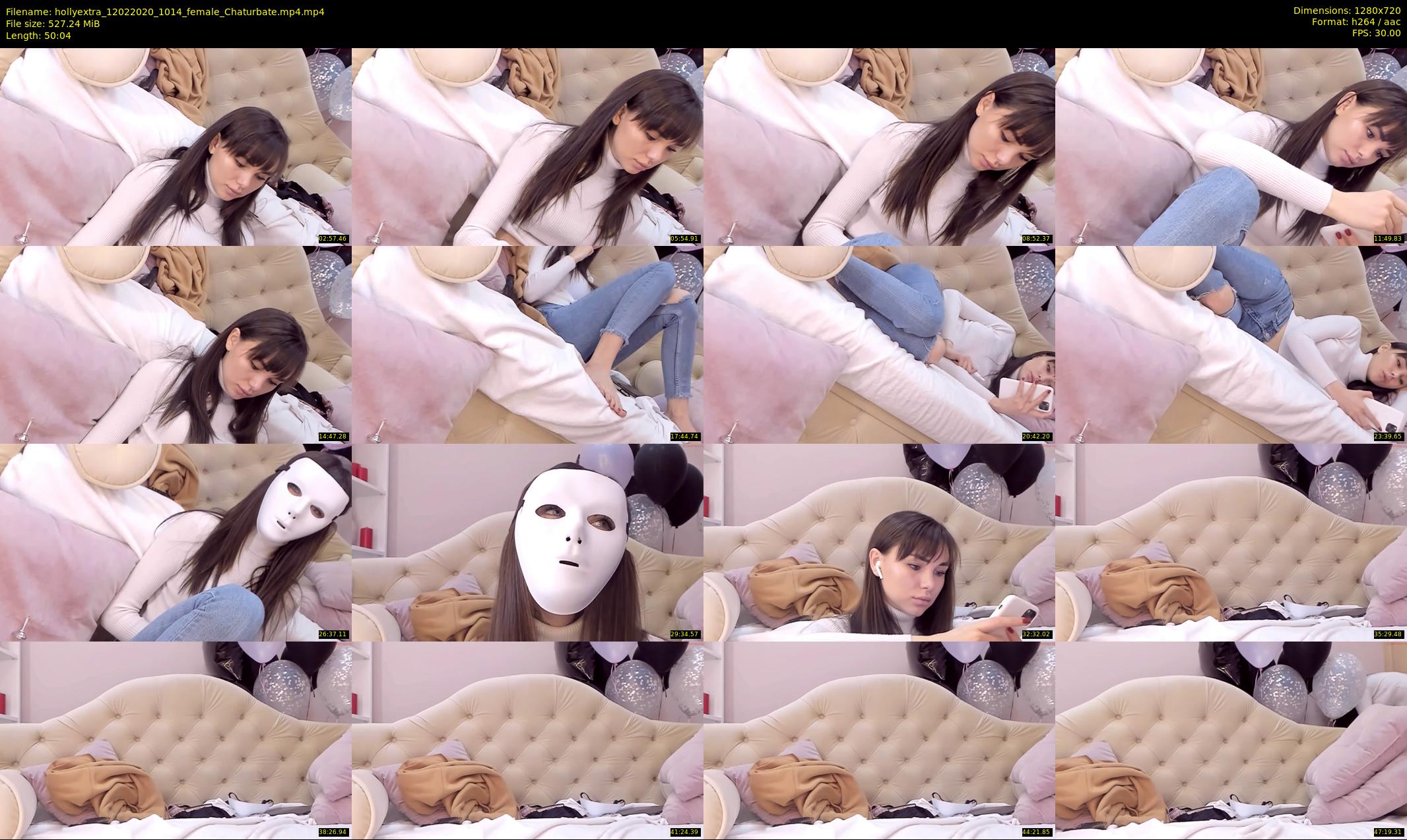hollyextra — 51 minute Chaturbate female cam show recording, 720p, Feb 12, 2020
